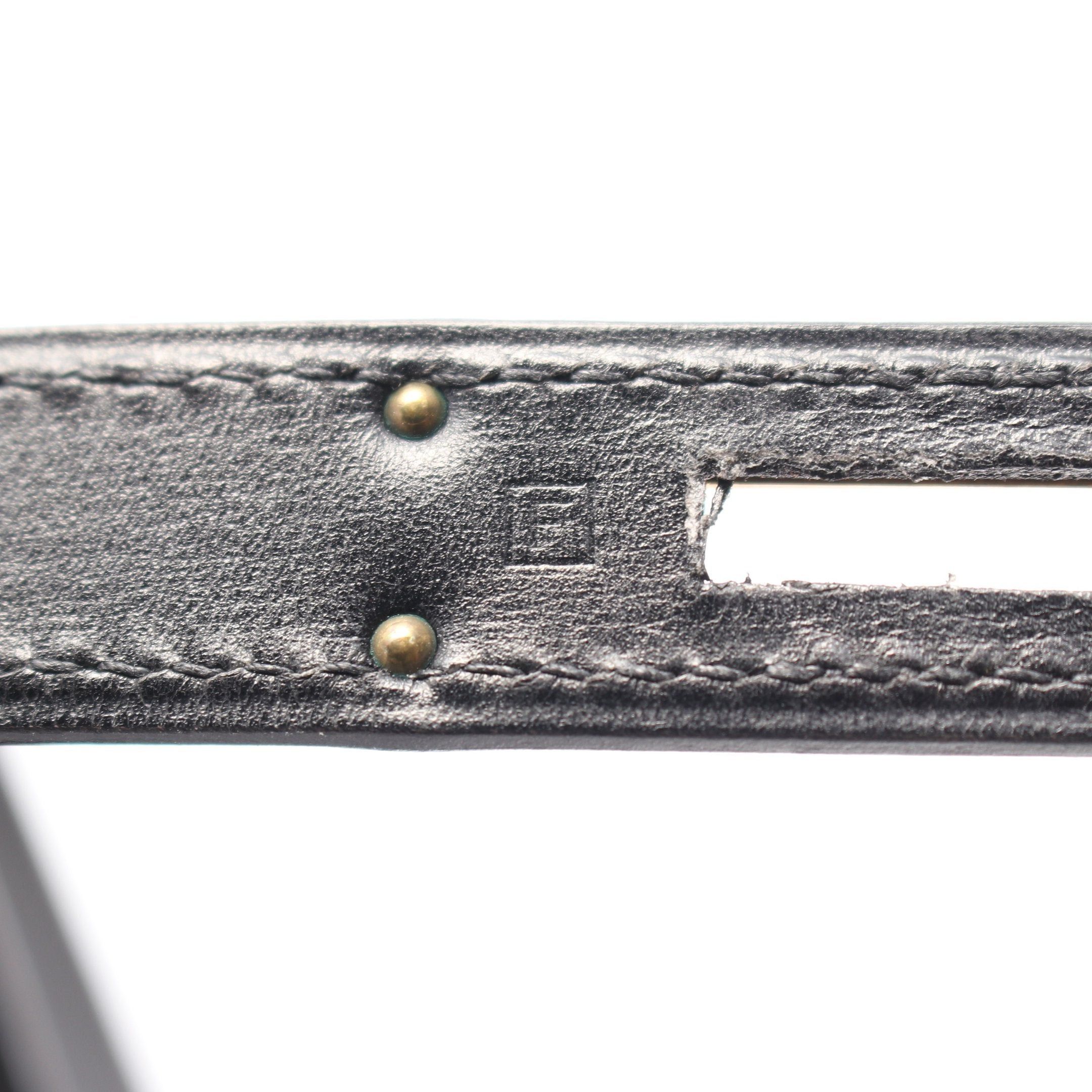 Hermes Hermes Kelly32 Handbag Box Calf Black Gold Hardware Stamp (Manufactured Around 2002) Size ONE SIZE - 5 Thumbnail