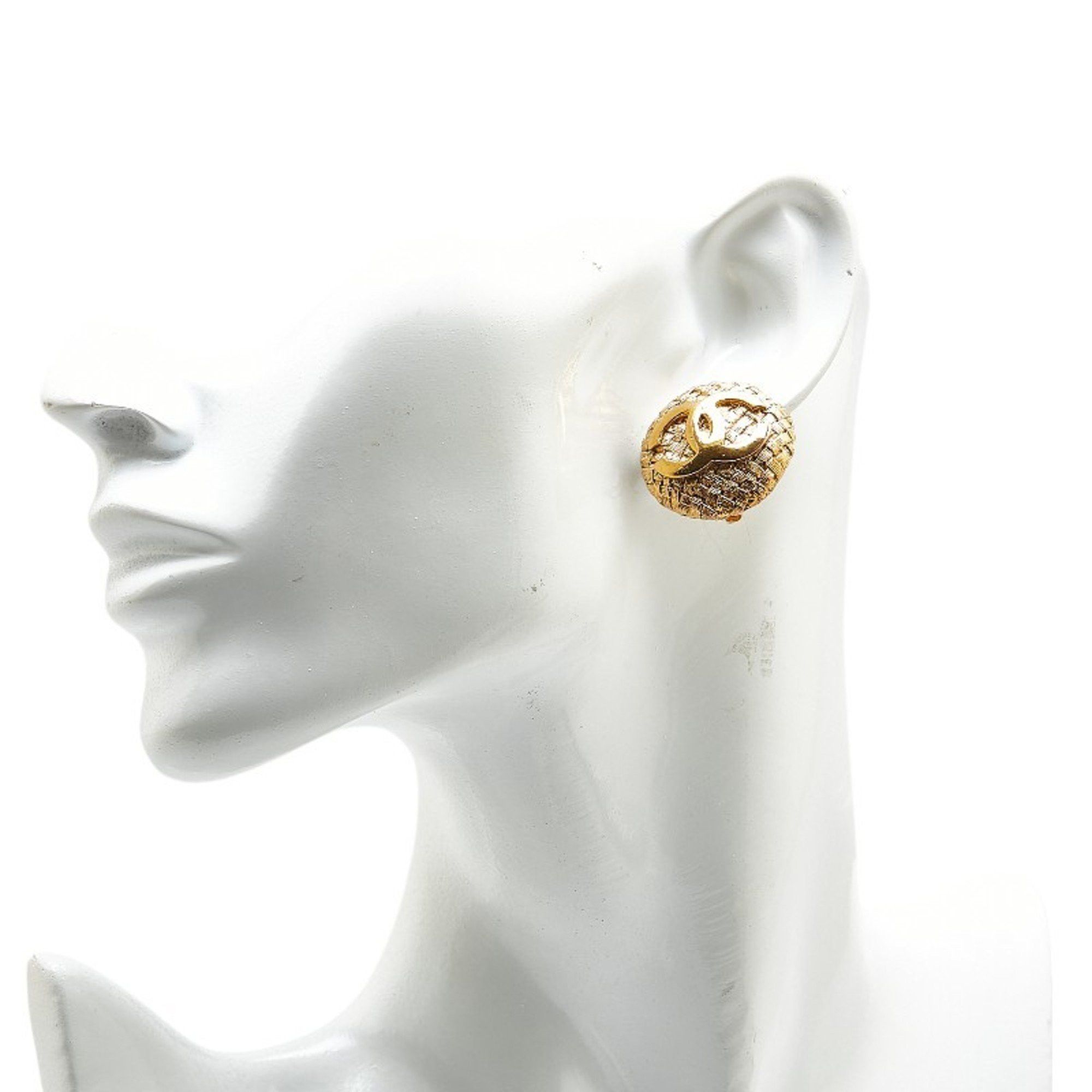 Chanel Chanel Coco Mark earring Size ONE SIZE - 7 Thumbnail