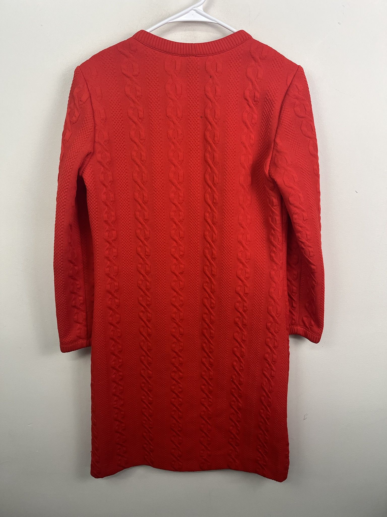 Other Vintage Knit Sweater 1980s Orange Cableknit 4 Pocket Knit Cardigan size S Size US S / EU 44-46 / 1 - 3 Thumbnail