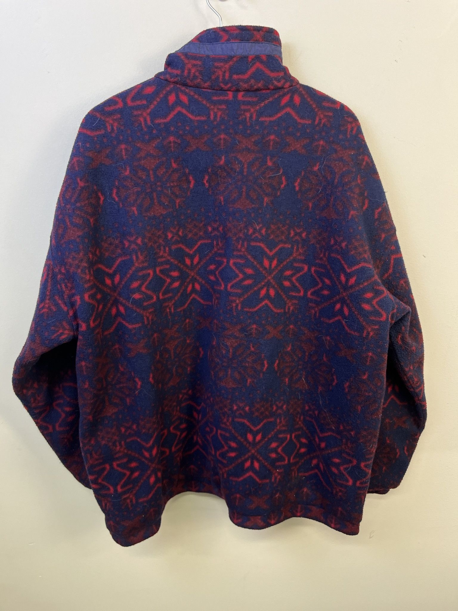 Other Vintage Knit Sweater 1990s Patagonia Style Patterned Reversible Fleece Jacket size M Size US M / EU 48-50 / 2 - 3 Thumbnail
