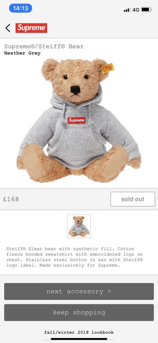 Supreme Steiff Teddy Bear (2018)