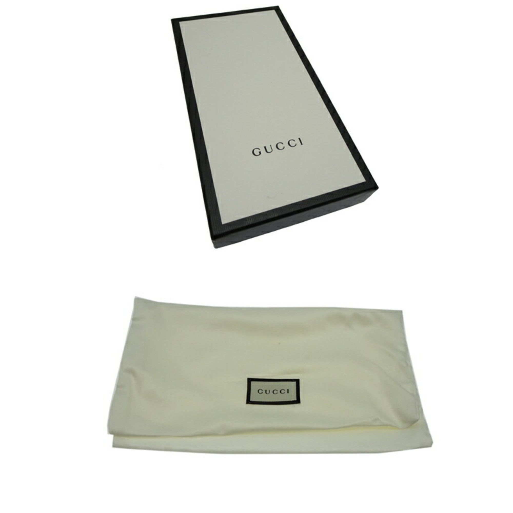 Gucci Gucci Raja Round Wallet Men's Long 573294 Leather Black Size ONE SIZE - 8 Thumbnail