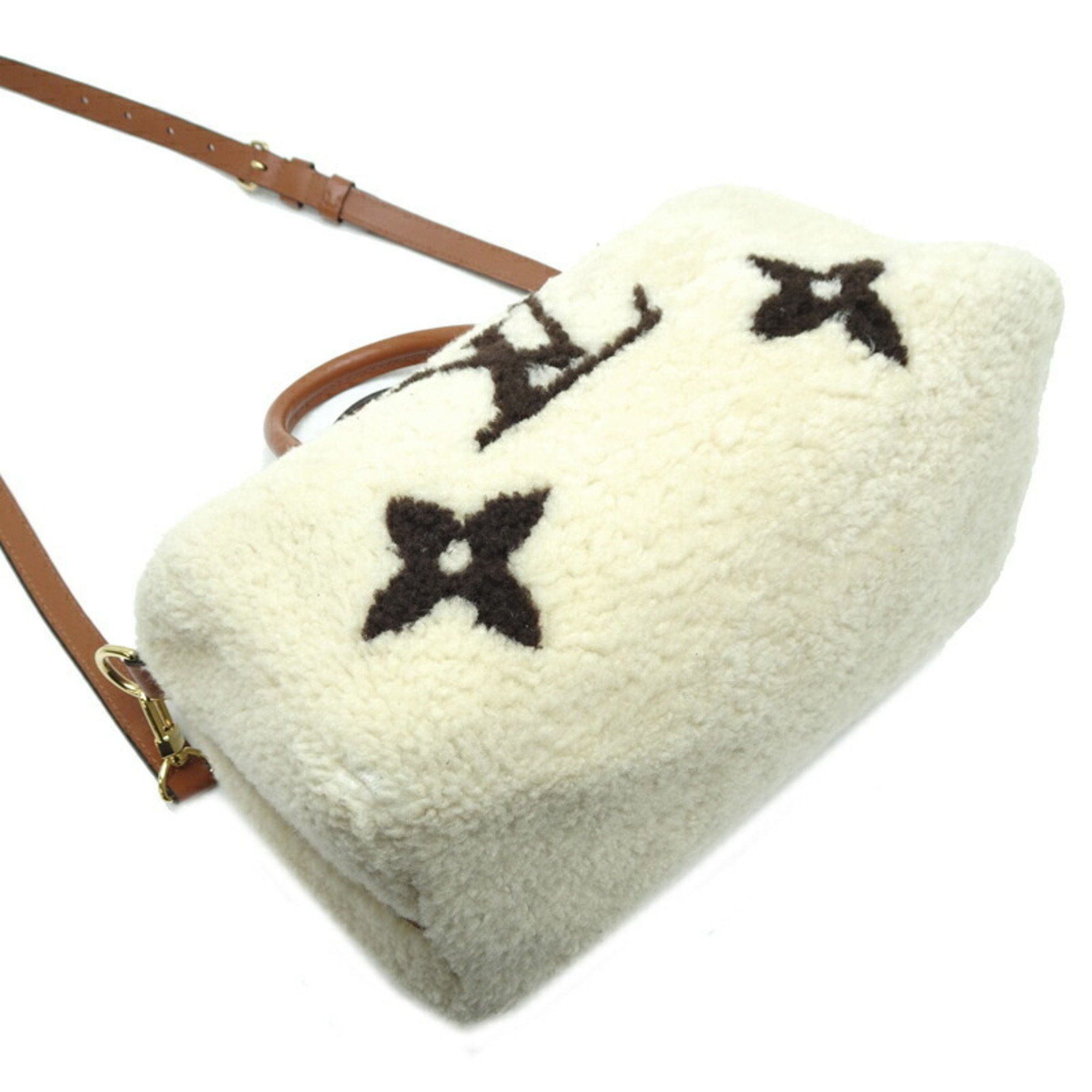 Louis Vuitton Louis Vuitton Speedy Bandouliere 25 Women's Handbag M23468 Giant Monogram Boa White Size ONE SIZE - 3 Thumbnail