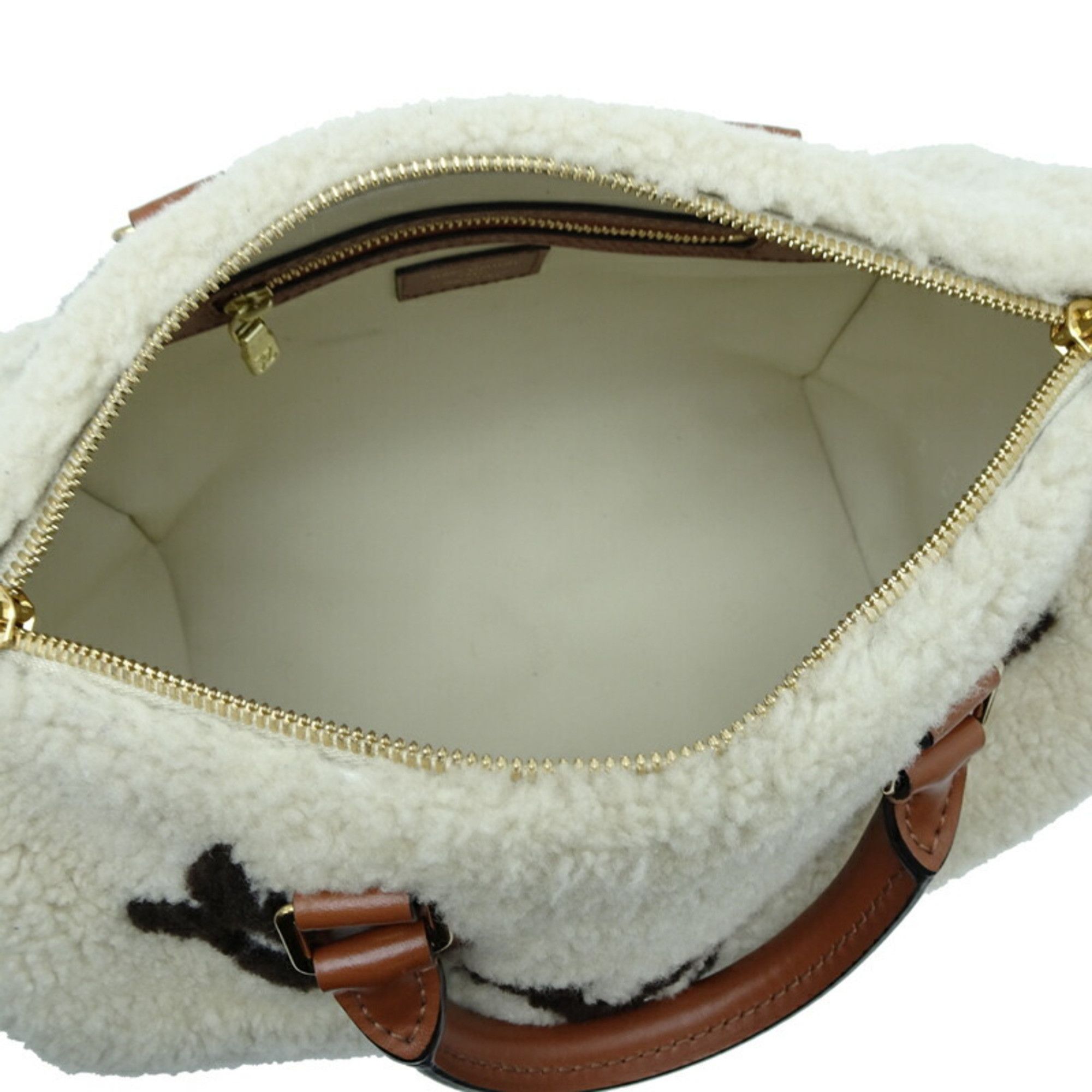 Louis Vuitton Louis Vuitton Speedy Bandouliere 25 Women's Handbag M23468 Giant Monogram Boa White Size ONE SIZE - 6 Thumbnail