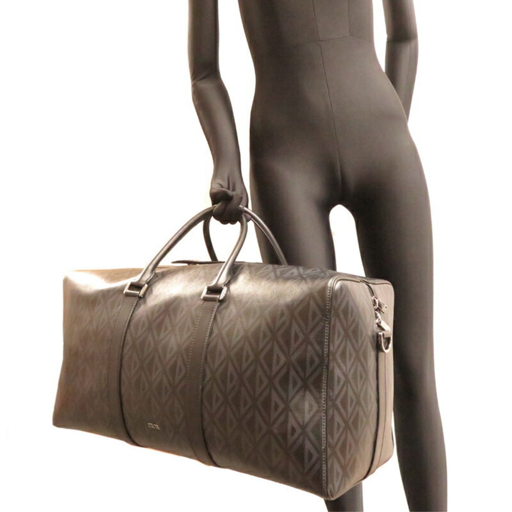 Dior Christian Dior Rango 50 Men's Boston Bag PVC Black Size ONE SIZE - 8 Thumbnail