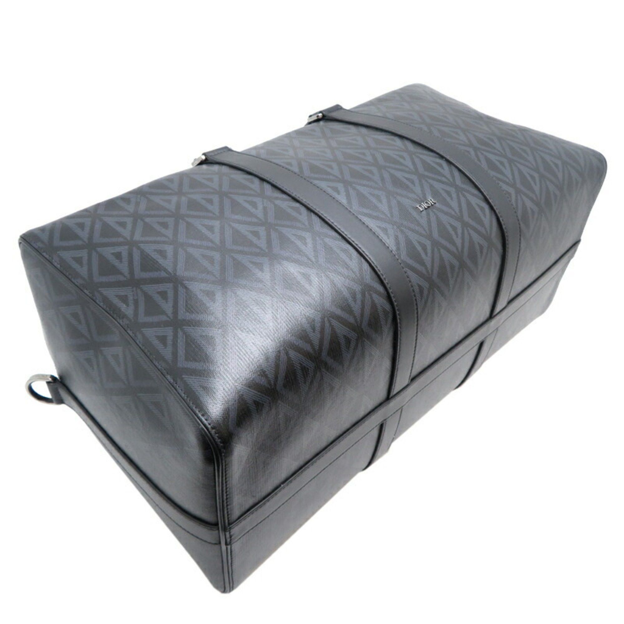 Dior Christian Dior Rango 50 Men's Boston Bag PVC Black Size ONE SIZE - 3 Thumbnail