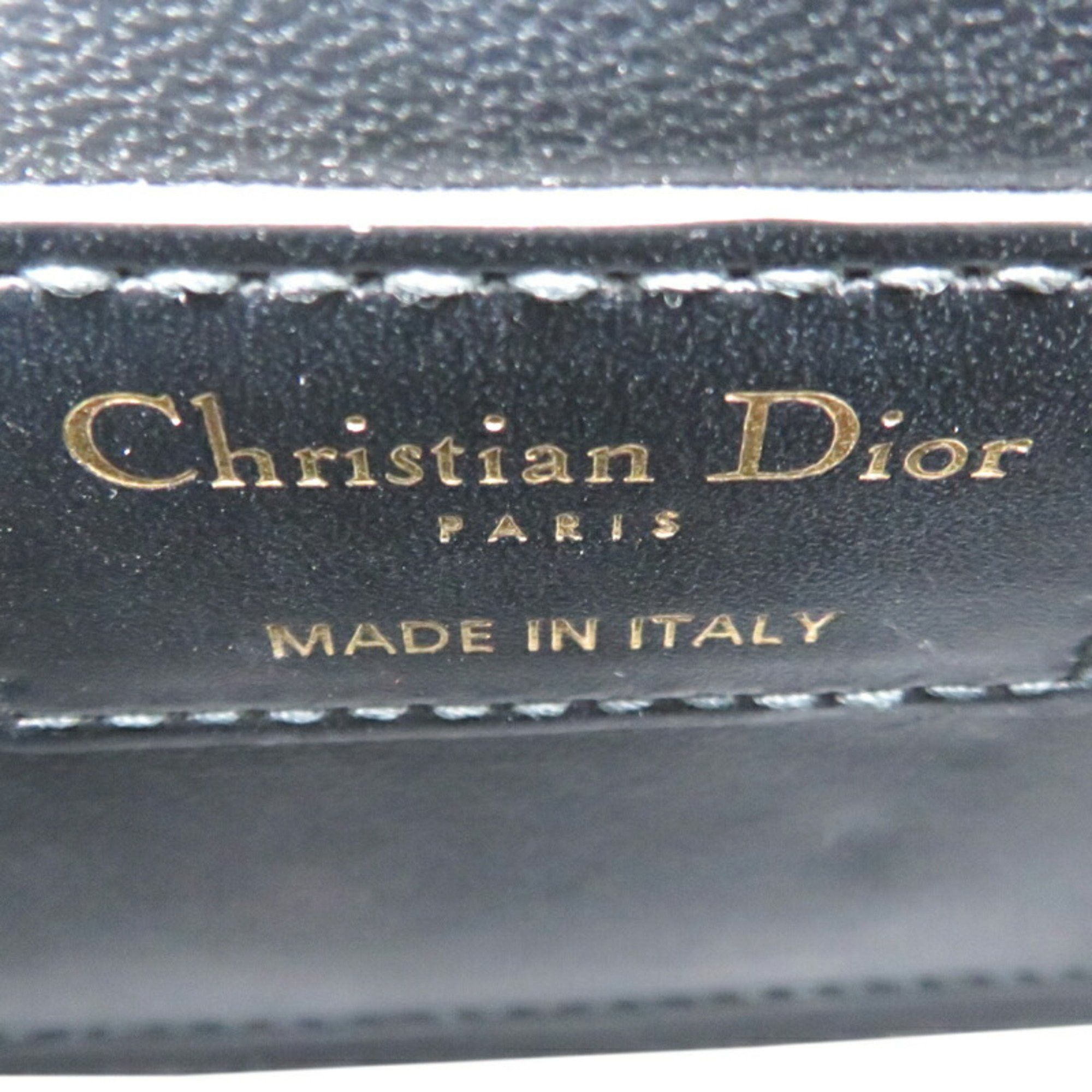 Dior Christian Dior 30 Montaigne Women's Shoulder Bag in Calfskin Black Size ONE SIZE - 7 Thumbnail