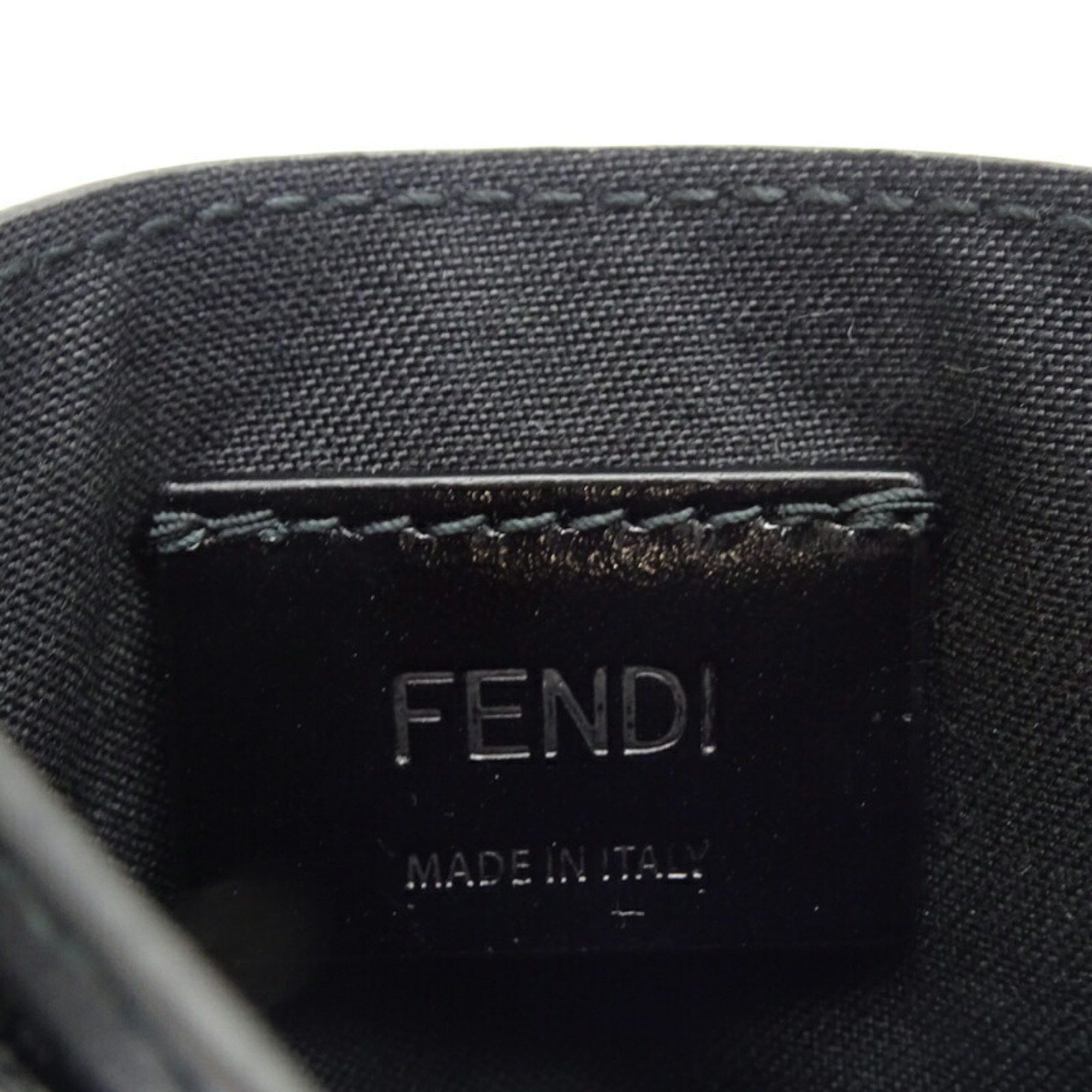 Fendi Fendi Men's Card Case 7M0343AL8A Coated Canvas Black Size ONE SIZE - 6 Thumbnail