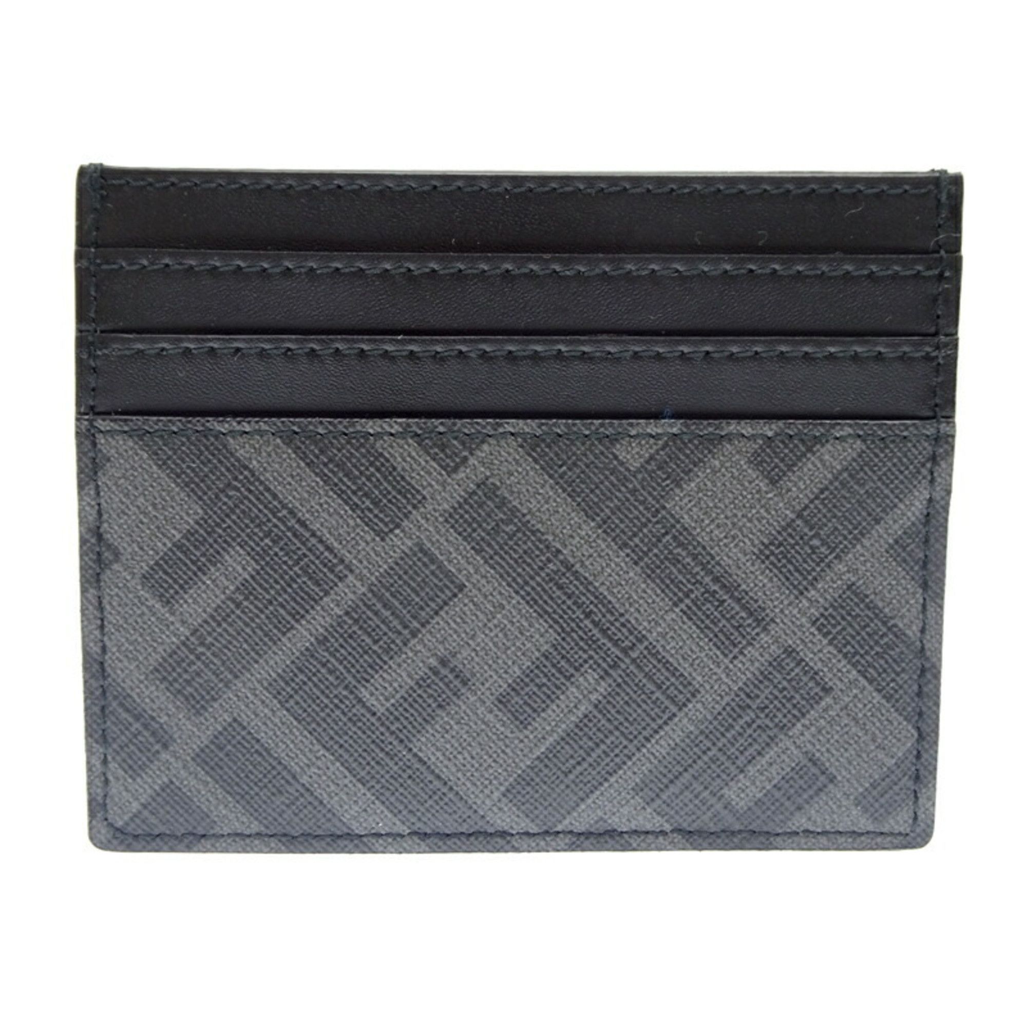 Fendi Fendi Men's Card Case 7M0343AL8A Coated Canvas Black Size ONE SIZE - 2 Thumbnail