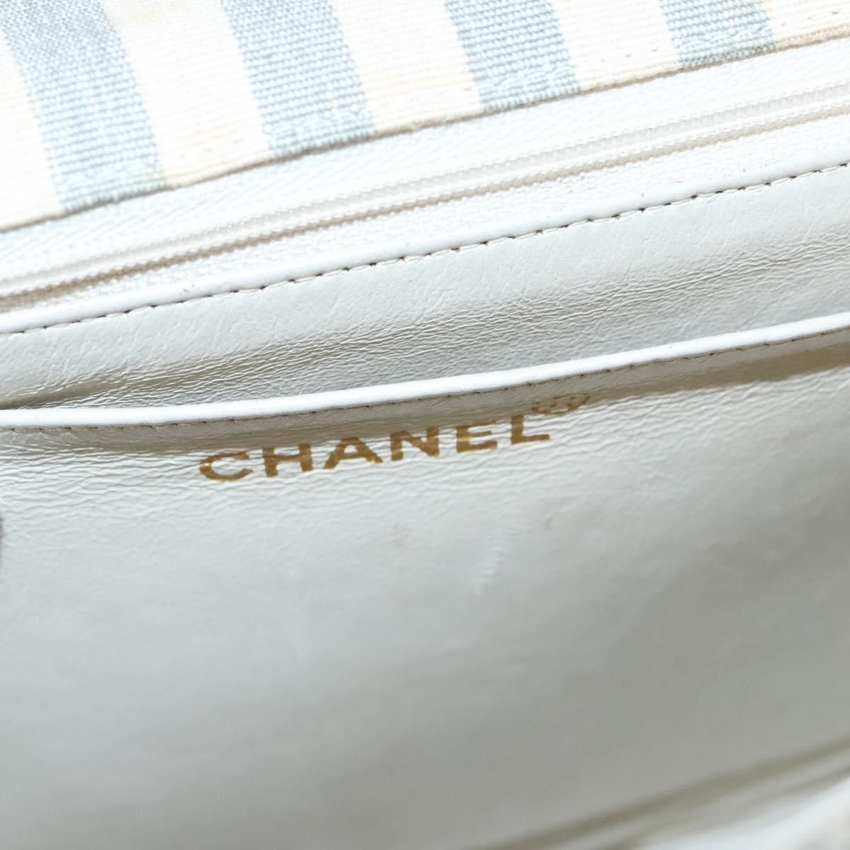 Chanel Cc Grey Canvas Shoulder Bag (Pre-Owned) Size ONE SIZE - 15 Thumbnail