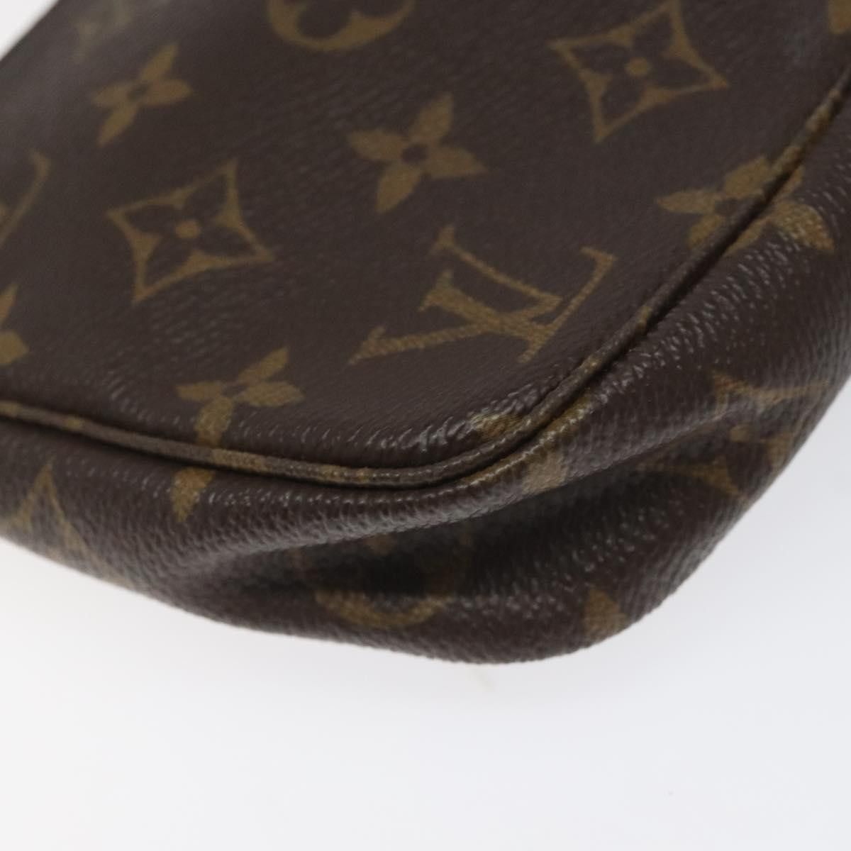 Louis Vuitton Pochette Accessoire Brown Canvas Clutch Bag (Pre-Owned) Size ONE SIZE - 6 Thumbnail