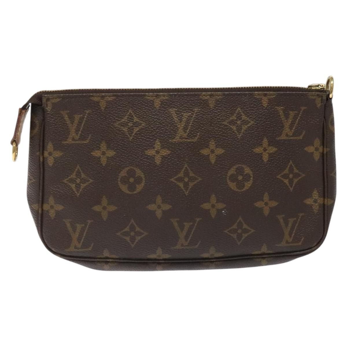 Louis Vuitton Pochette Accessoire Brown Canvas Clutch Bag (Pre-Owned) Size ONE SIZE - 2 Thumbnail