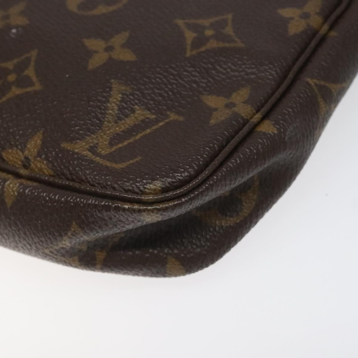 Louis Vuitton Pochette Accessoire Brown Canvas Clutch Bag (Pre-Owned) Size ONE SIZE - 7 Thumbnail