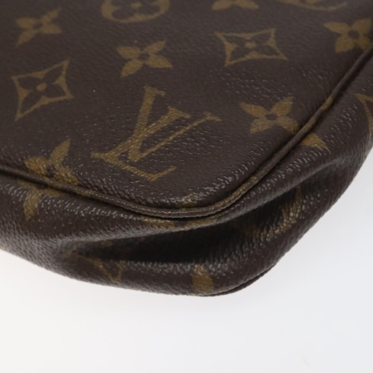 Louis Vuitton Pochette Accessoire Brown Canvas Clutch Bag (Pre-Owned) Size ONE SIZE - 5 Thumbnail