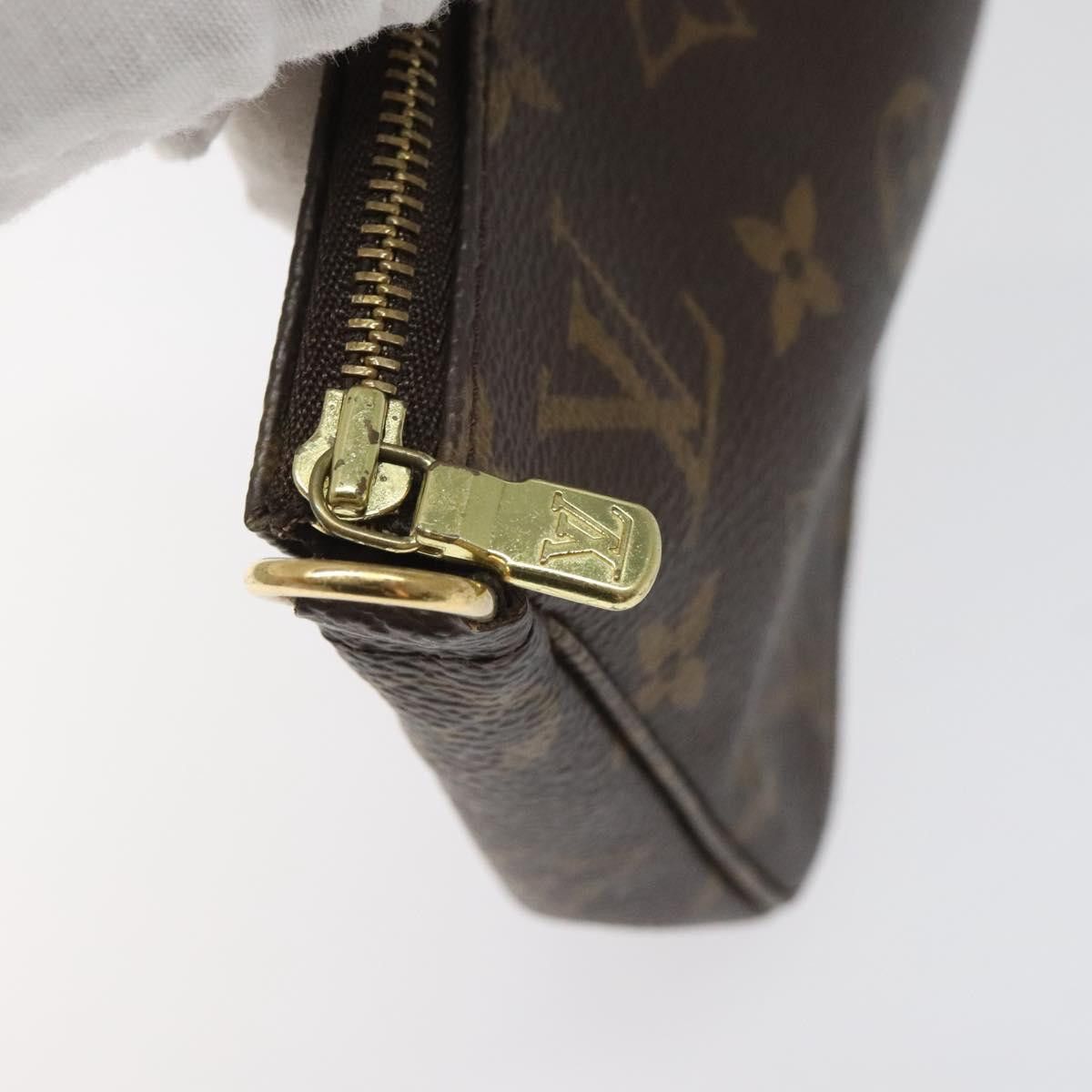 Louis Vuitton Pochette Accessoire Brown Canvas Clutch Bag (Pre-Owned) Size ONE SIZE - 9 Thumbnail