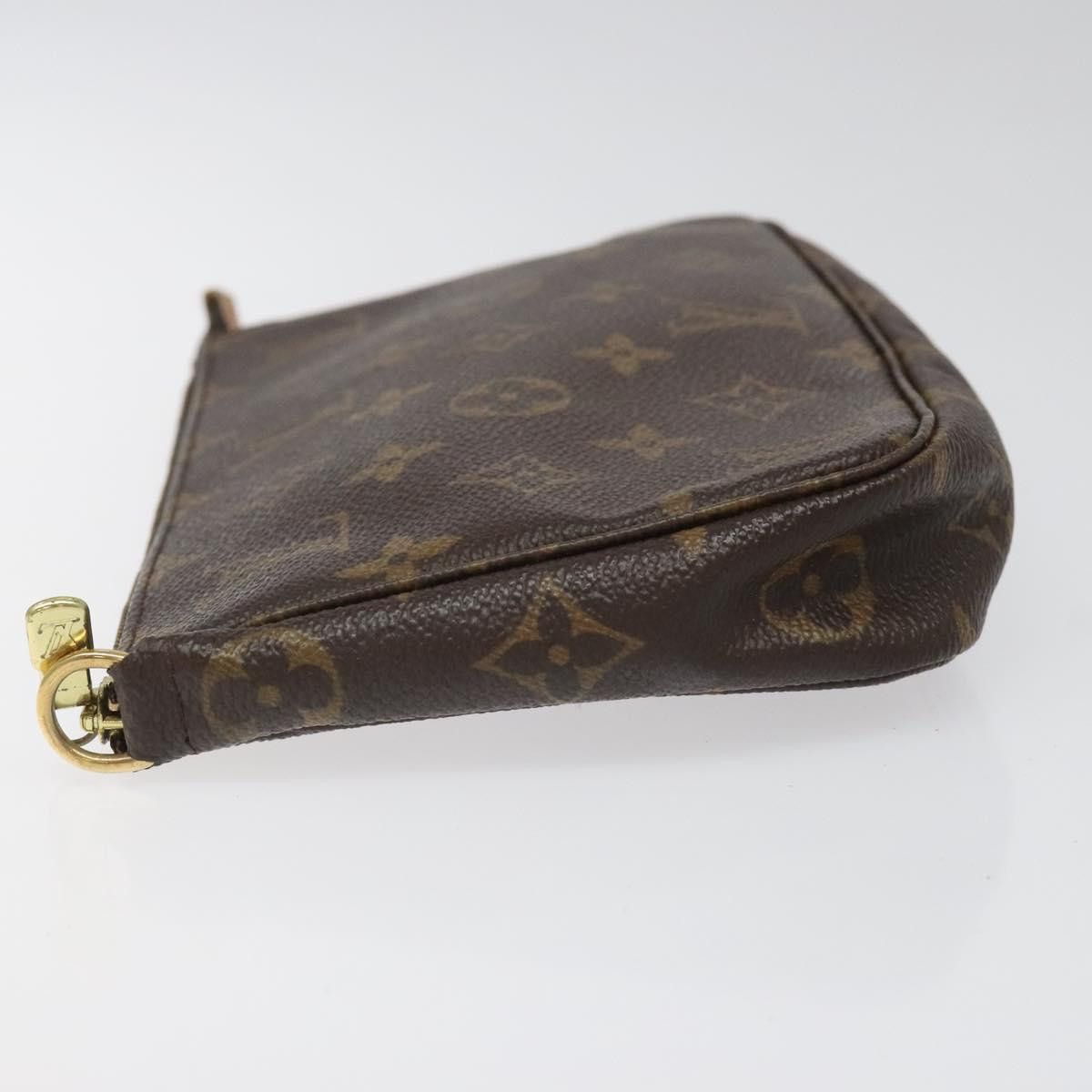 Louis Vuitton Pochette Accessoire Brown Canvas Clutch Bag (Pre-Owned) Size ONE SIZE - 4 Thumbnail