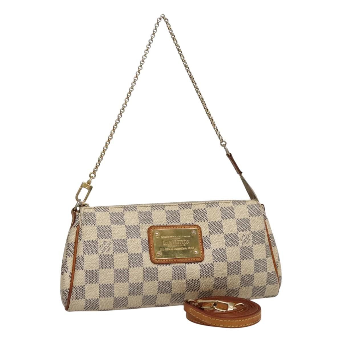 Louis Vuitton Eva White Canvas Shoulder Bag (Pre-Owned) Size ONE SIZE - 6 Thumbnail