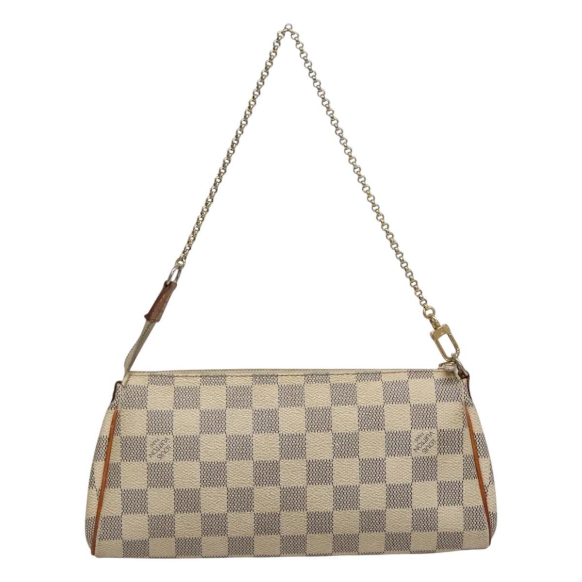 Louis Vuitton Eva White Canvas Shoulder Bag (Pre-Owned) Size ONE SIZE - 2 Thumbnail