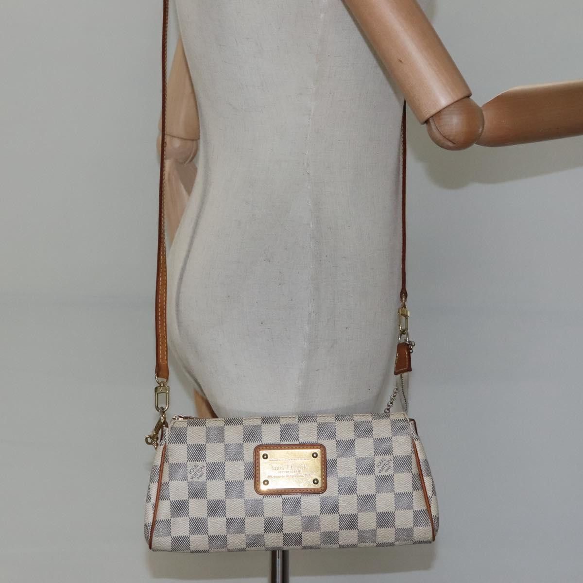 Louis Vuitton Eva White Canvas Shoulder Bag (Pre-Owned) Size ONE SIZE - 18 Thumbnail