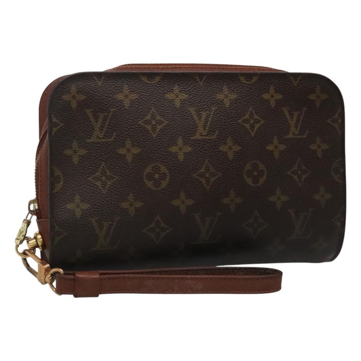 Louis Vuitton Orsay Brown Canvas Clutch Bag (Pre-Owned) Size ONE SIZE - 14 Thumbnail