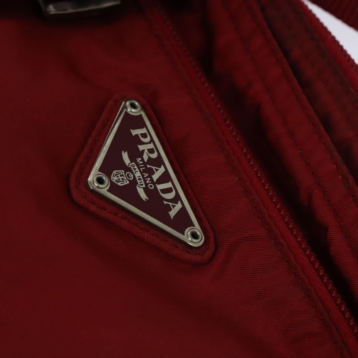 Prada Re-Nylon Red Synthetic Shoulder Bag (Pre-Owned) Size ONE SIZE - 18 Thumbnail