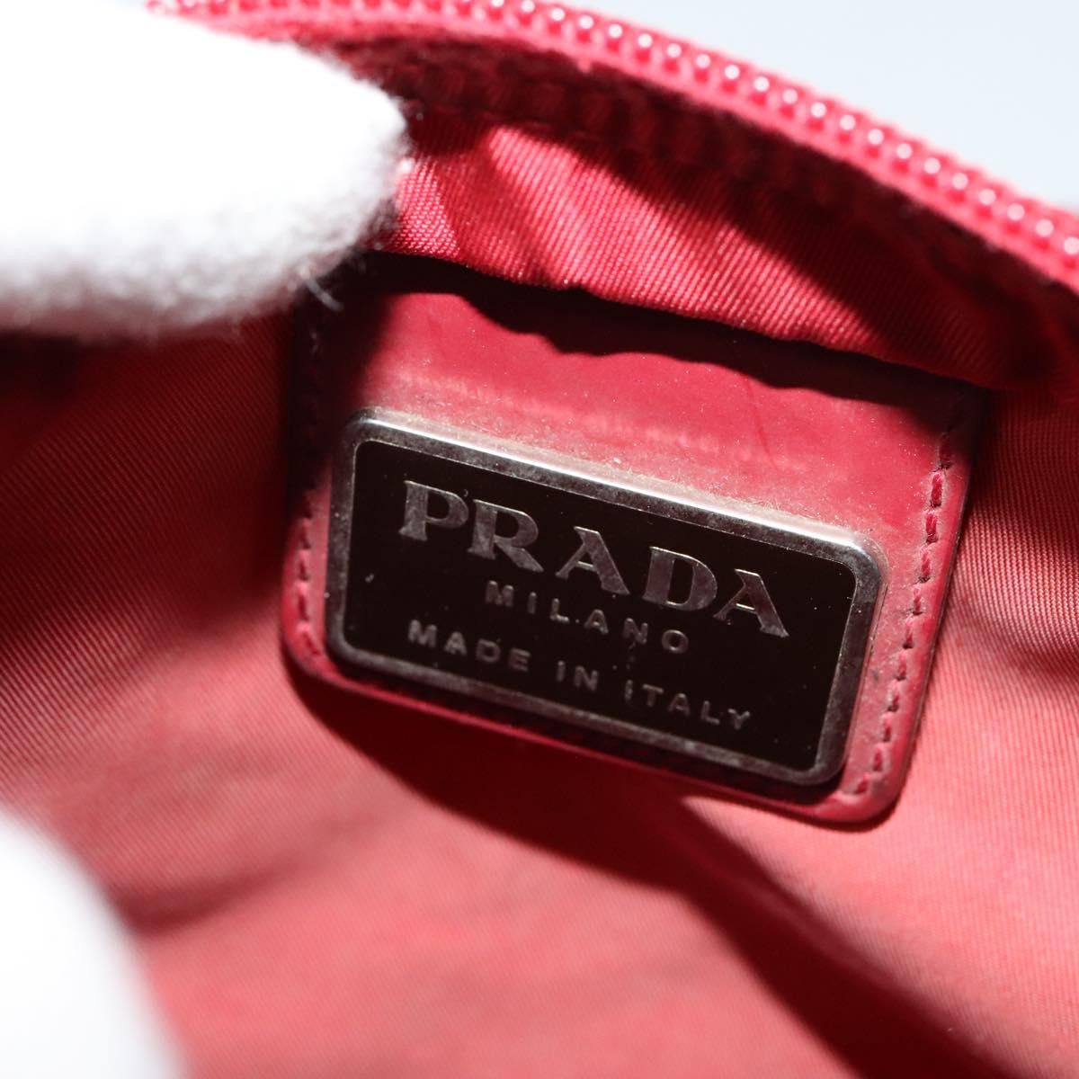 Prada Re-Nylon Red Synthetic Shoulder Bag (Pre-Owned) Size ONE SIZE - 13 Thumbnail