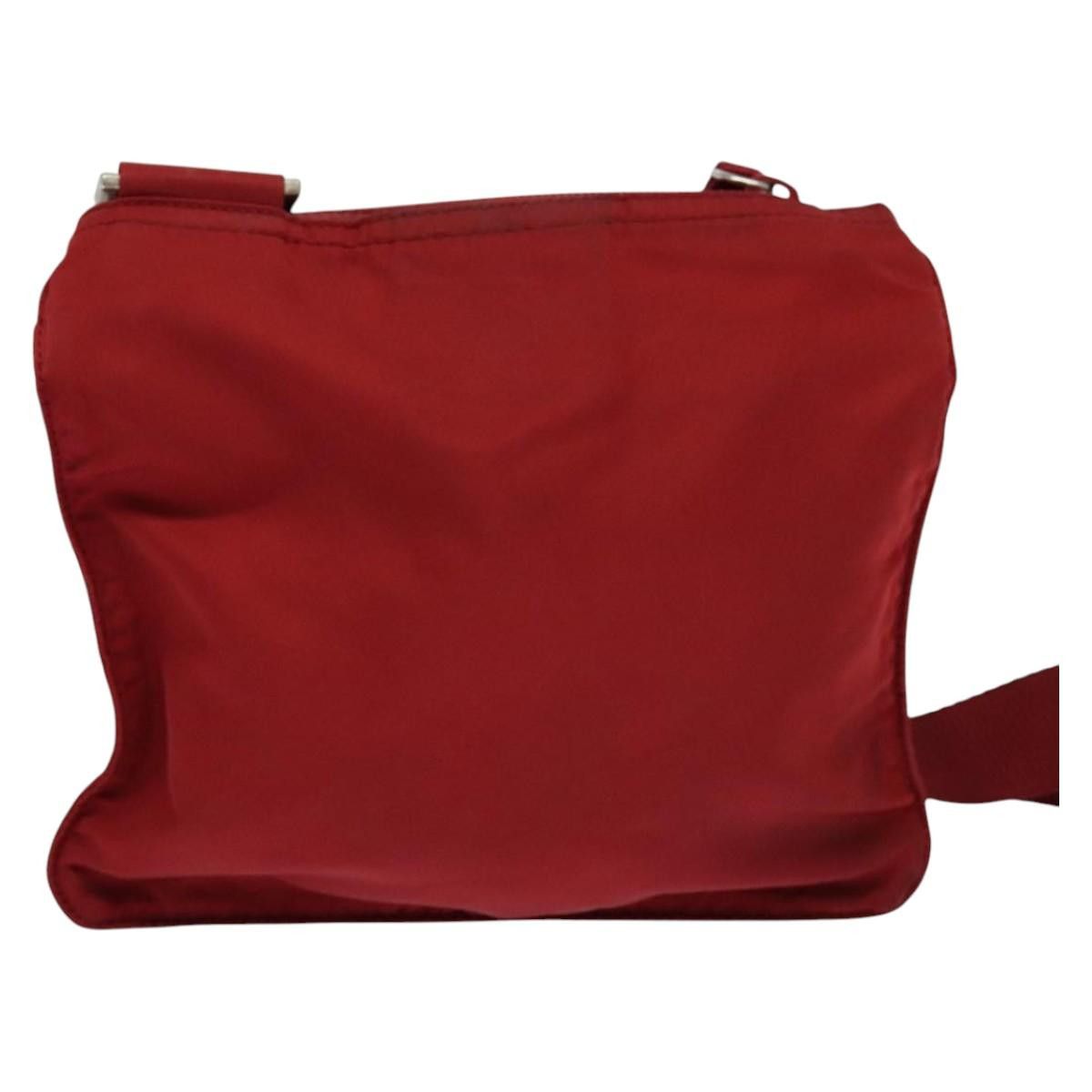 Prada Re-Nylon Red Synthetic Shoulder Bag (Pre-Owned) Size ONE SIZE - 2 Thumbnail