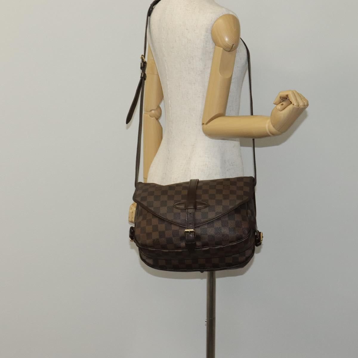 Louis Vuitton Saumur 30 Brown Canvas Shoulder Bag (Pre-Owned) Size ONE SIZE - 13 Thumbnail