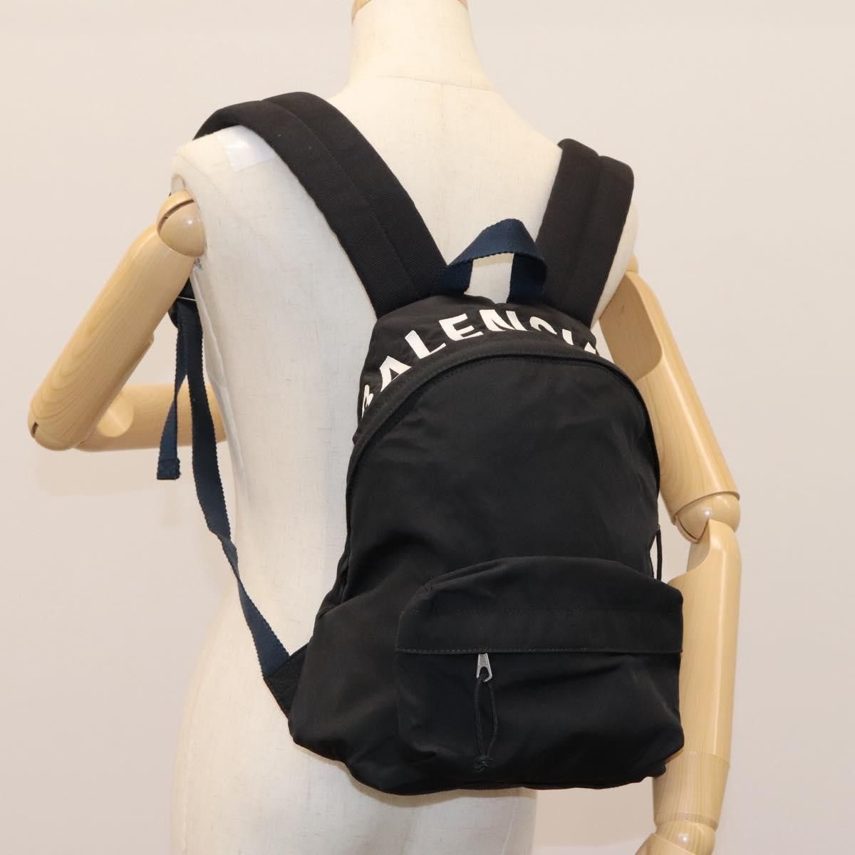 Balenciaga Wheel Black Synthetic Backpack Bag (Pre-Owned) Size ONE SIZE - 17 Thumbnail