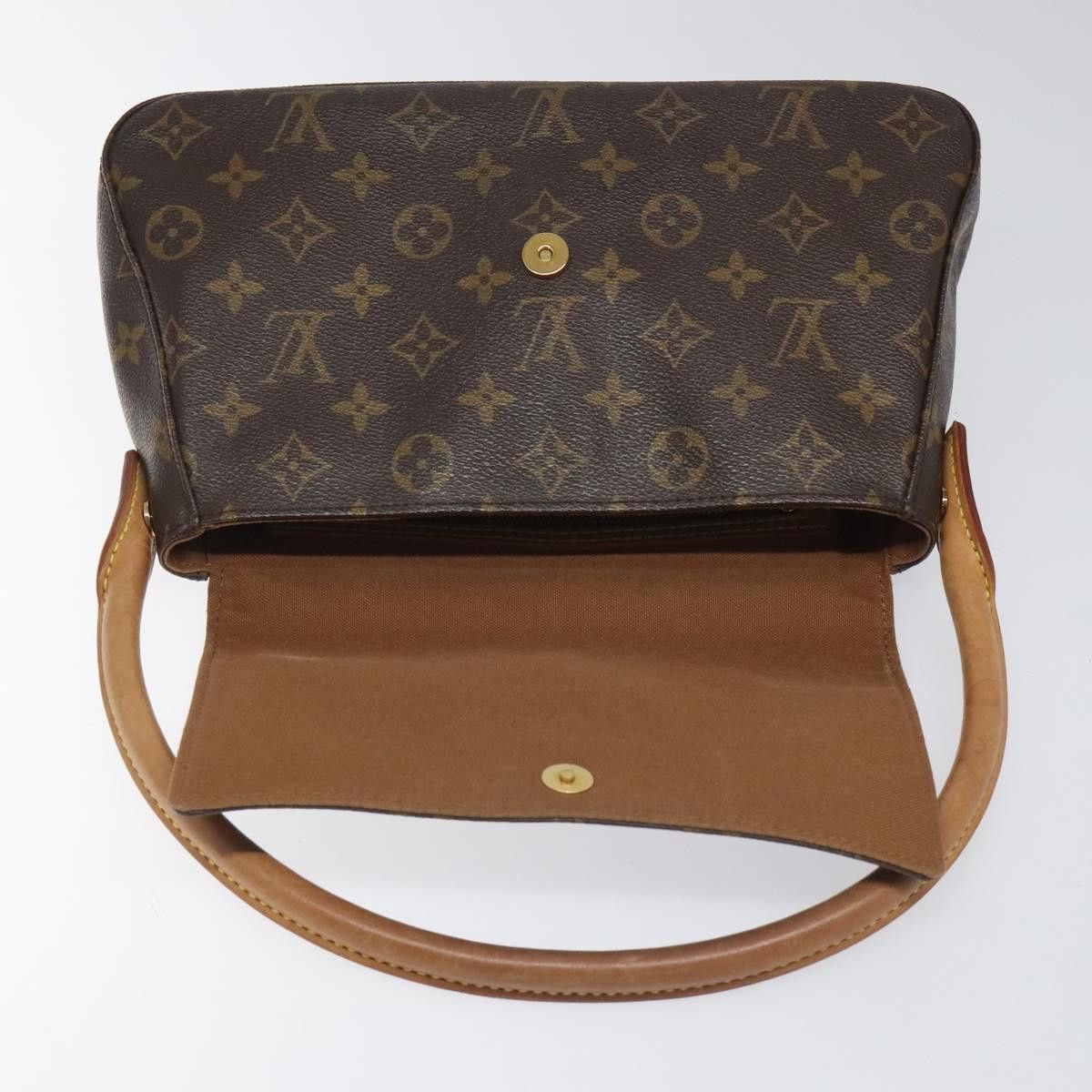 Louis Vuitton Mini Looping Brown Canvas Shoulder Bag (Pre-Owned) Size ONE SIZE - 18 Thumbnail