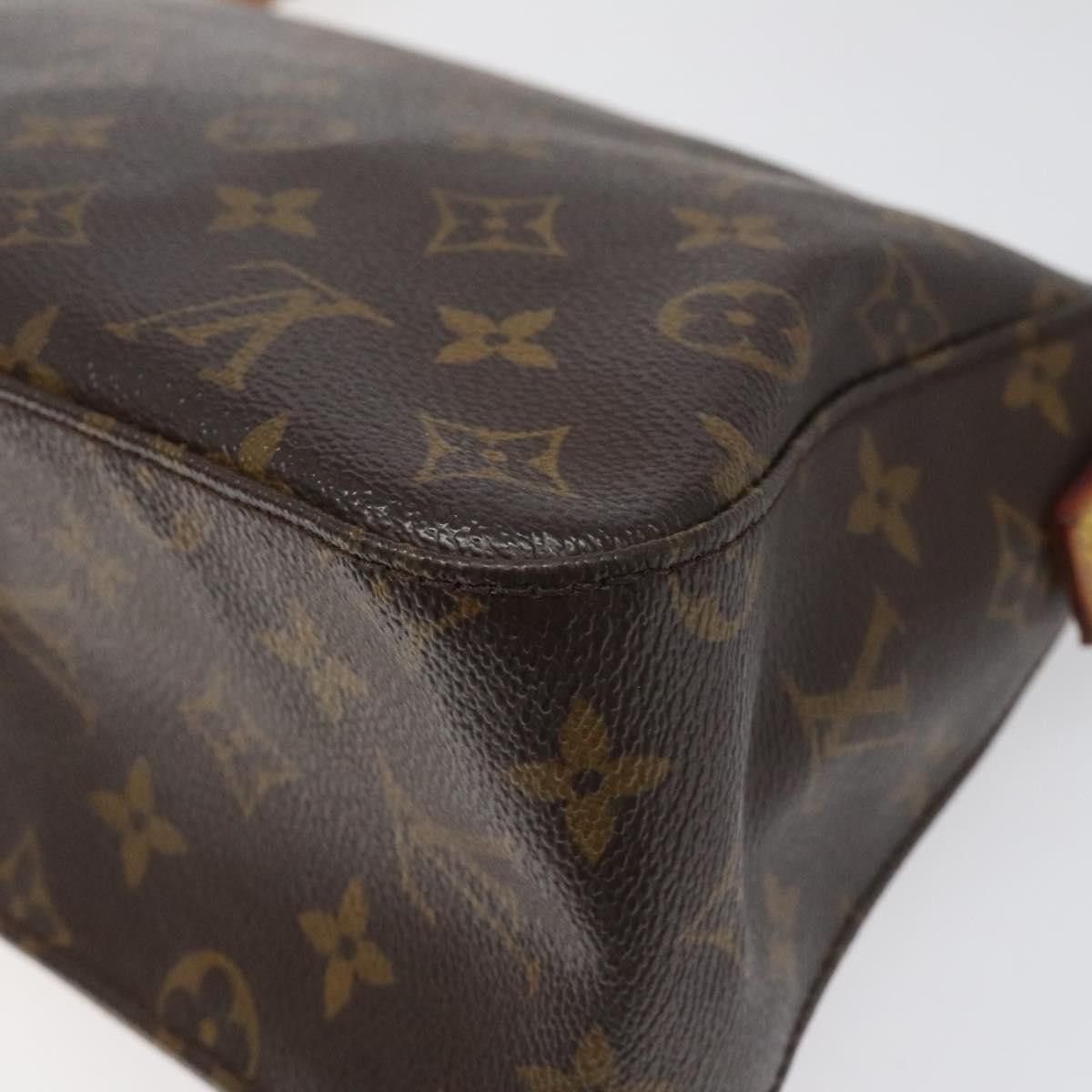 Louis Vuitton Mini Looping Brown Canvas Shoulder Bag (Pre-Owned) Size ONE SIZE - 9 Thumbnail