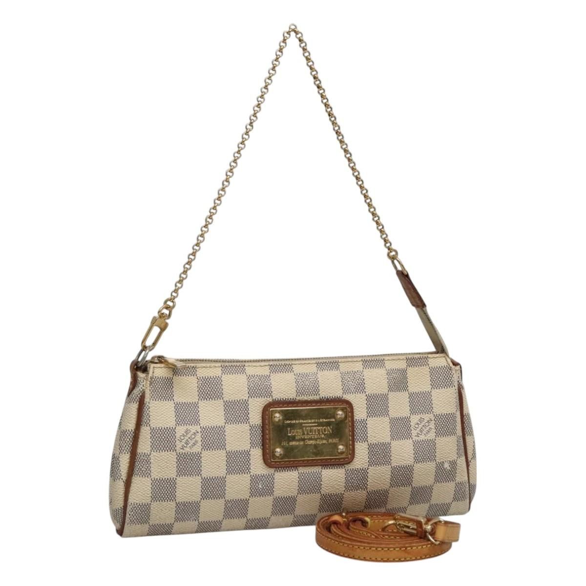 Louis Vuitton Eva White Canvas Shoulder Bag (Pre-Owned) Size ONE SIZE - 18 Thumbnail