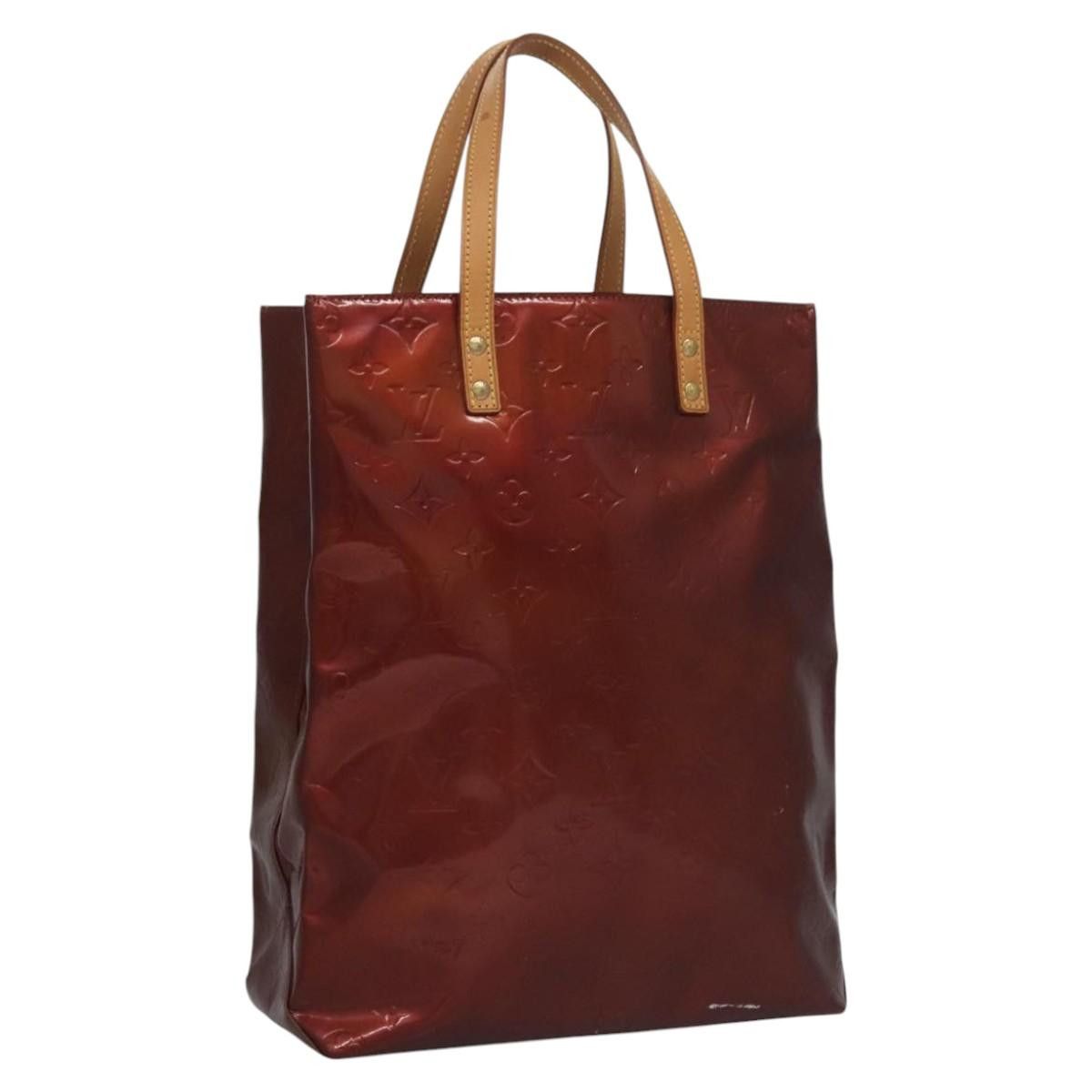 Louis Vuitton Reade Burgundy Patent Leather Handbag (Pre-Owned) Size ONE SIZE - 16 Thumbnail