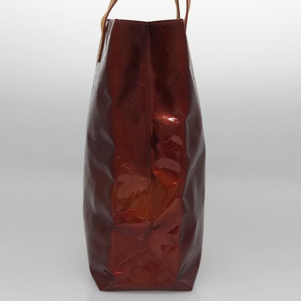 Louis Vuitton Reade Burgundy Patent Leather Handbag (Pre-Owned) Size ONE SIZE - 3 Thumbnail