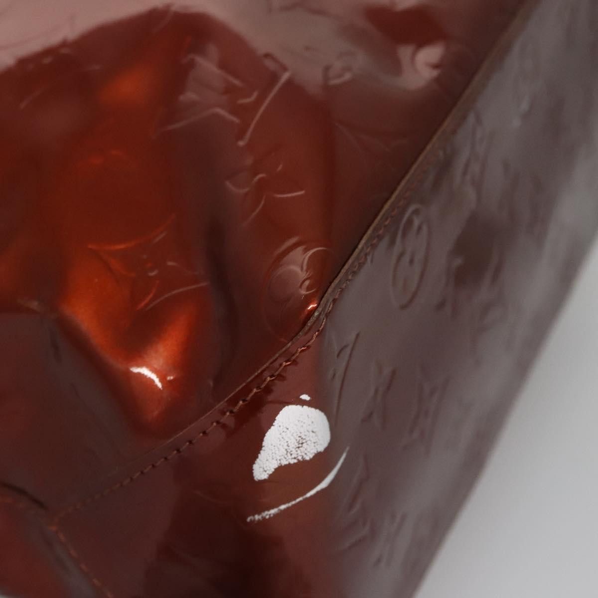 Louis Vuitton Reade Burgundy Patent Leather Handbag (Pre-Owned) Size ONE SIZE - 8 Thumbnail