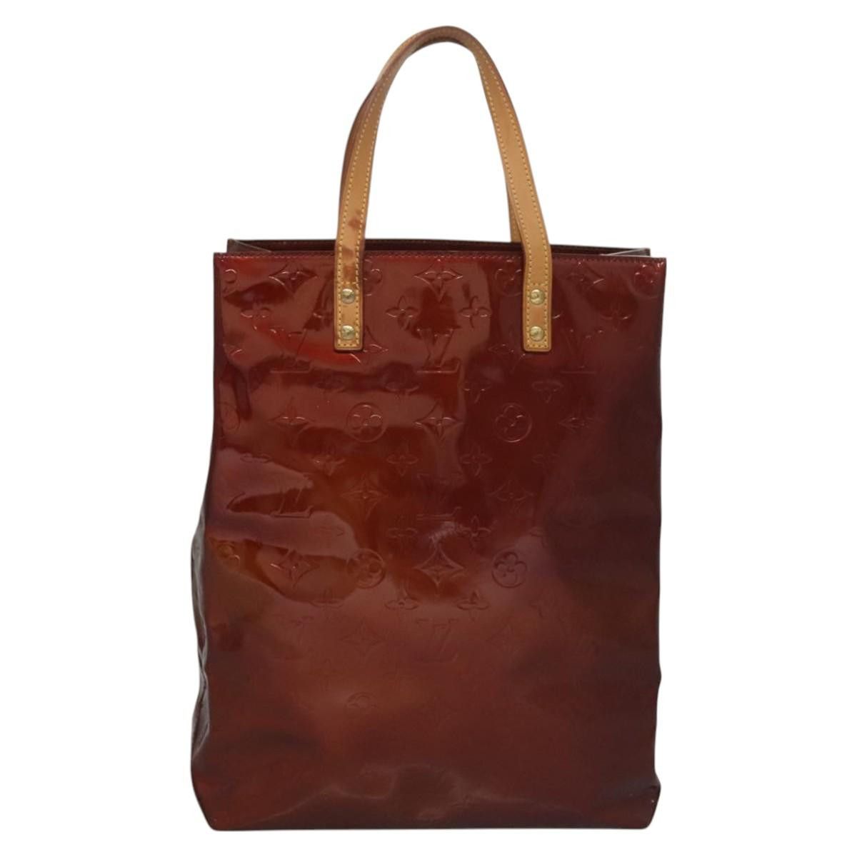 Louis Vuitton Reade Burgundy Patent Leather Handbag (Pre-Owned) Size ONE SIZE - 2 Thumbnail