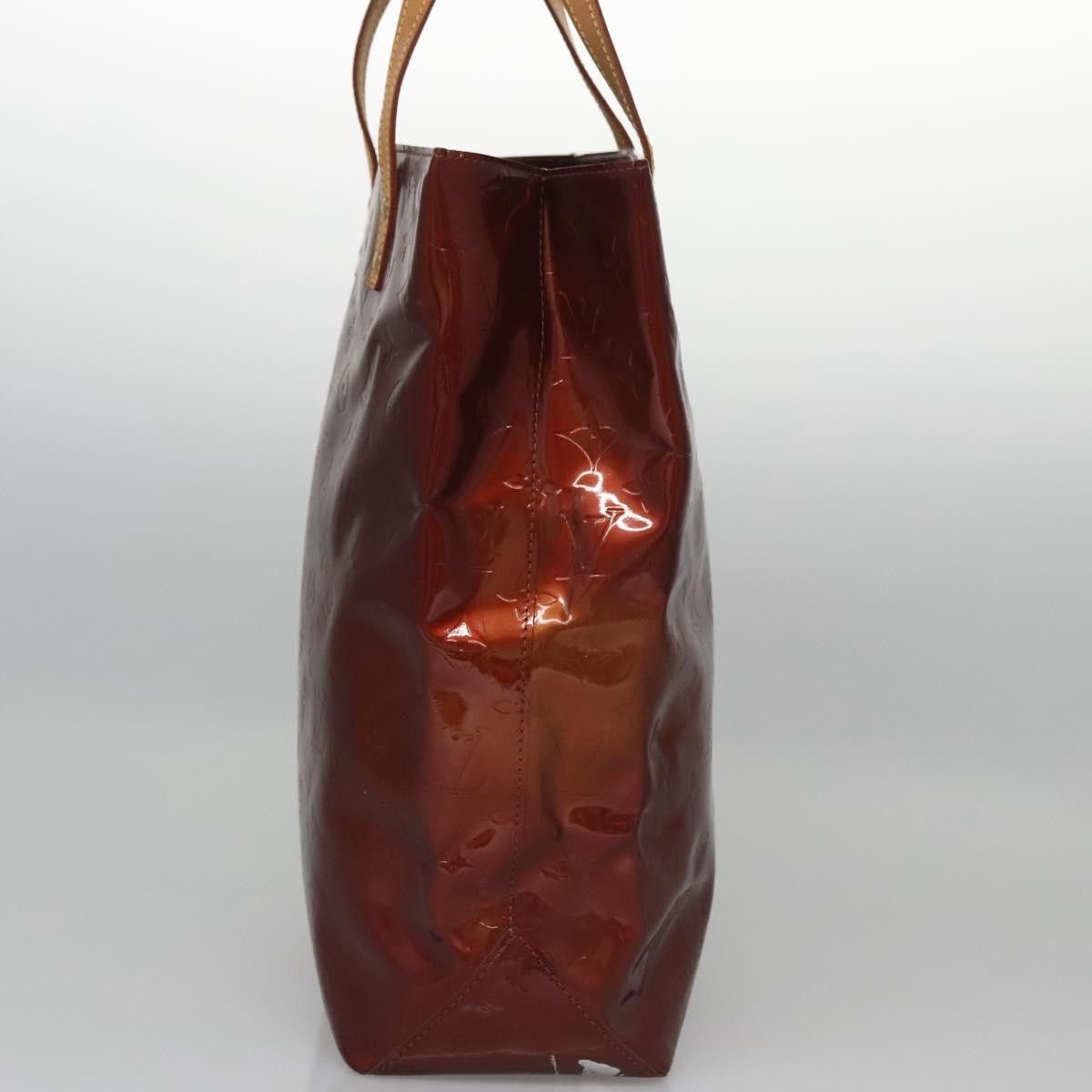Louis Vuitton Reade Burgundy Patent Leather Handbag (Pre-Owned) Size ONE SIZE - 4 Thumbnail