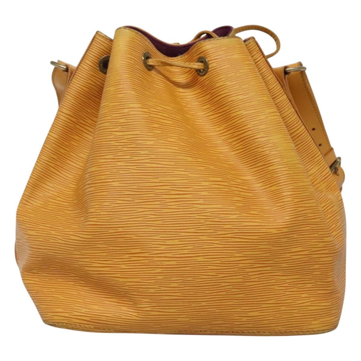Louis Vuitton Petit Noé Yellow Leather Shoulder Bag (Pre-Owned) Size ONE SIZE - 2 Thumbnail