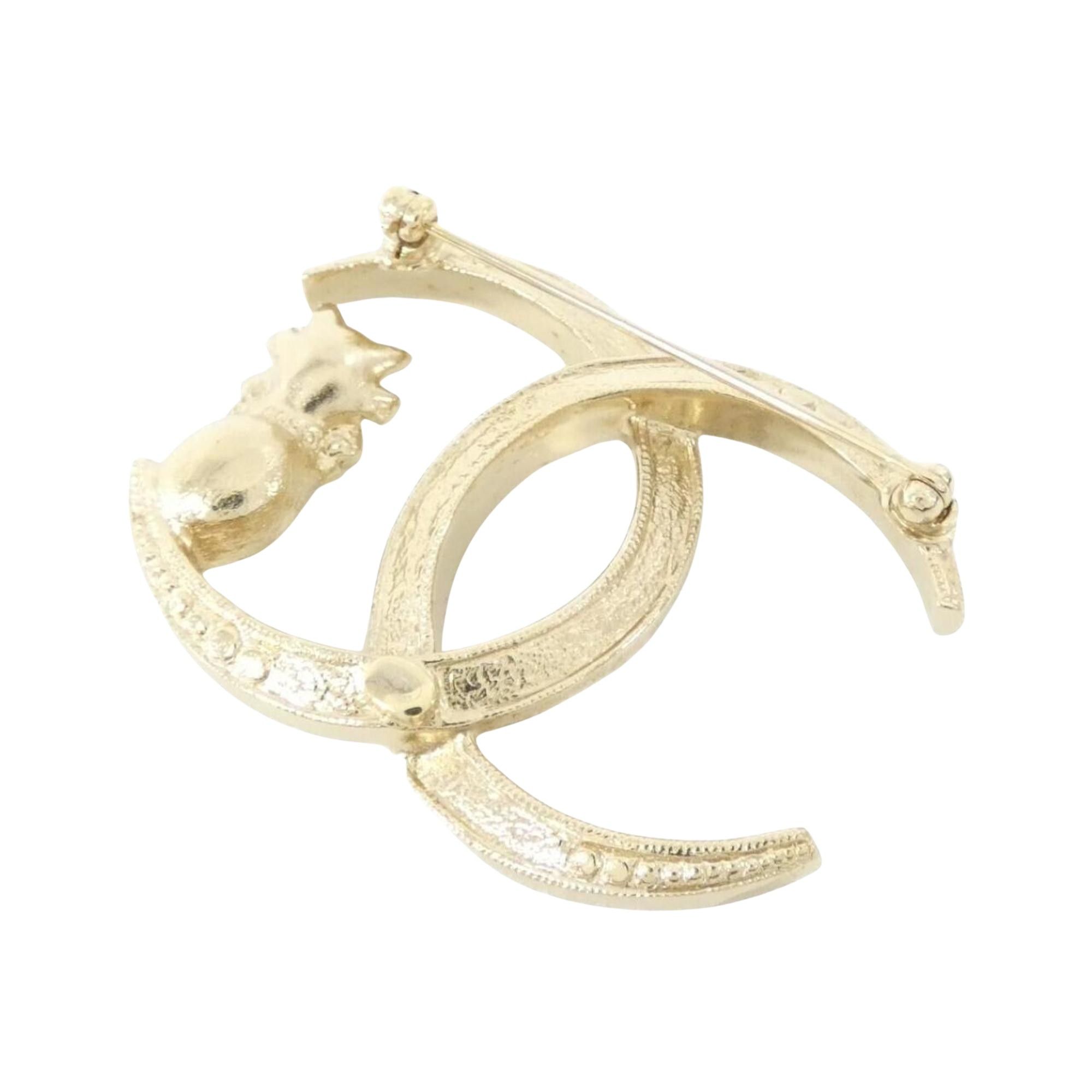 Chanel Chanel Coco Mark brooch Size ONE SIZE - 2 Thumbnail