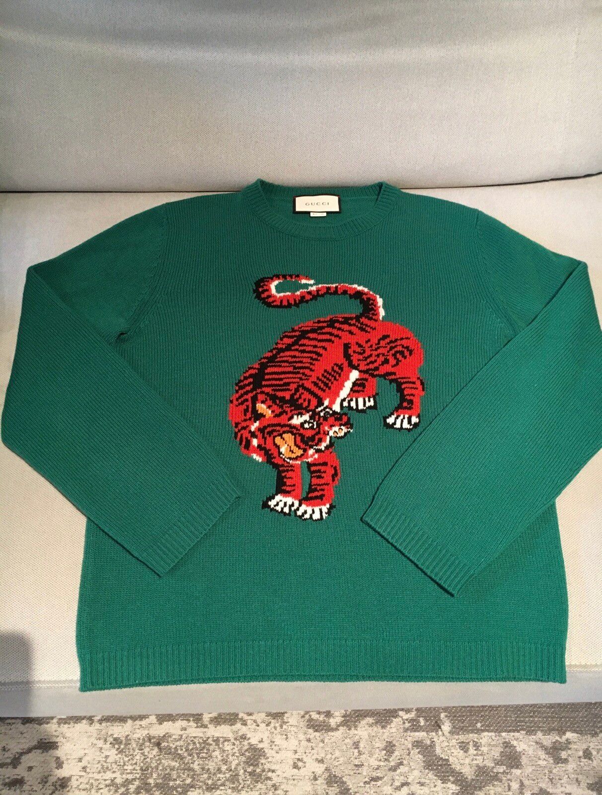 Gucci Gucci Tiger Sweater Size US XL / EU 56 / 4 - 1 Preview