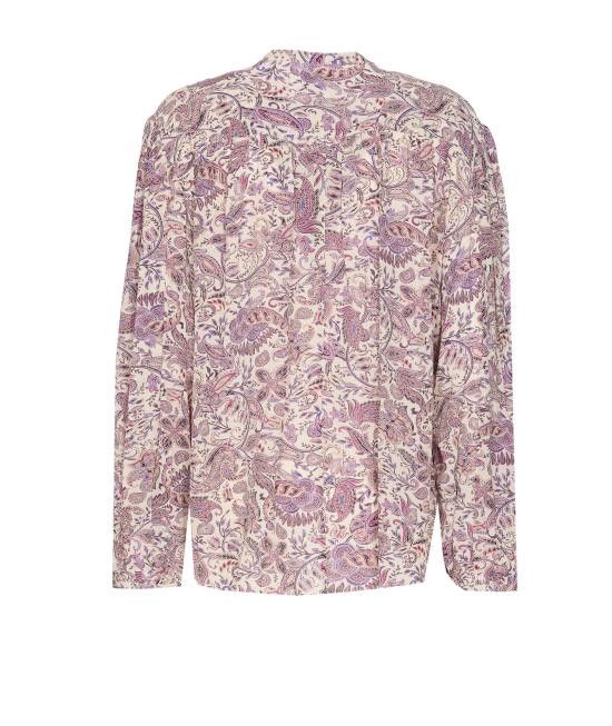 Isabel Marant Etoile ISABEL MARANT ETOILE Women Shirts HT0562FA C1J02EECPE Purple Size XS / US 0-2 / IT 36-38 - 2 Thumbnail