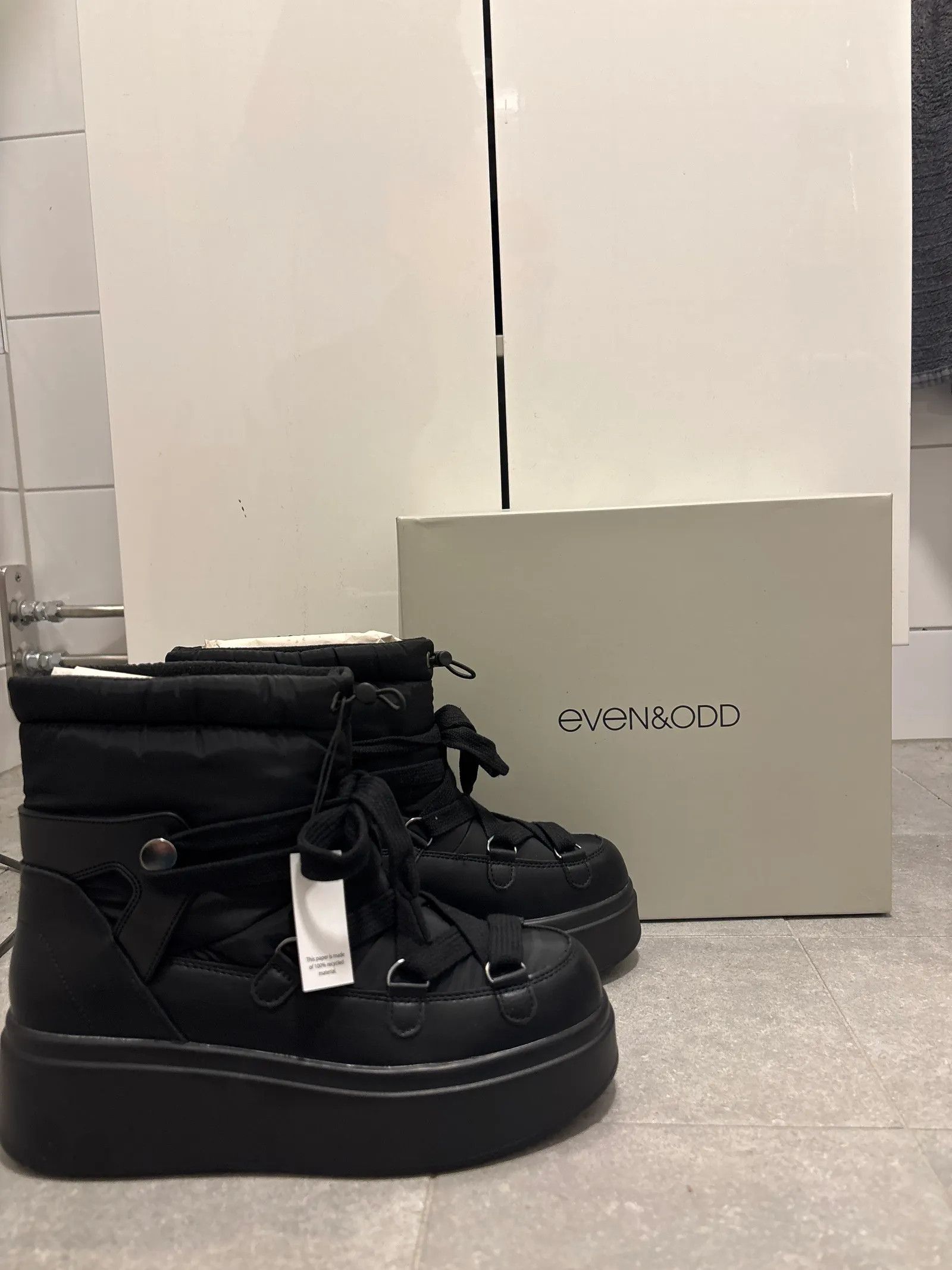 Odd Molly Even & Odd ”Snörstövletter” Winter Boots Size US 9 / IT 39 - 4 Thumbnail