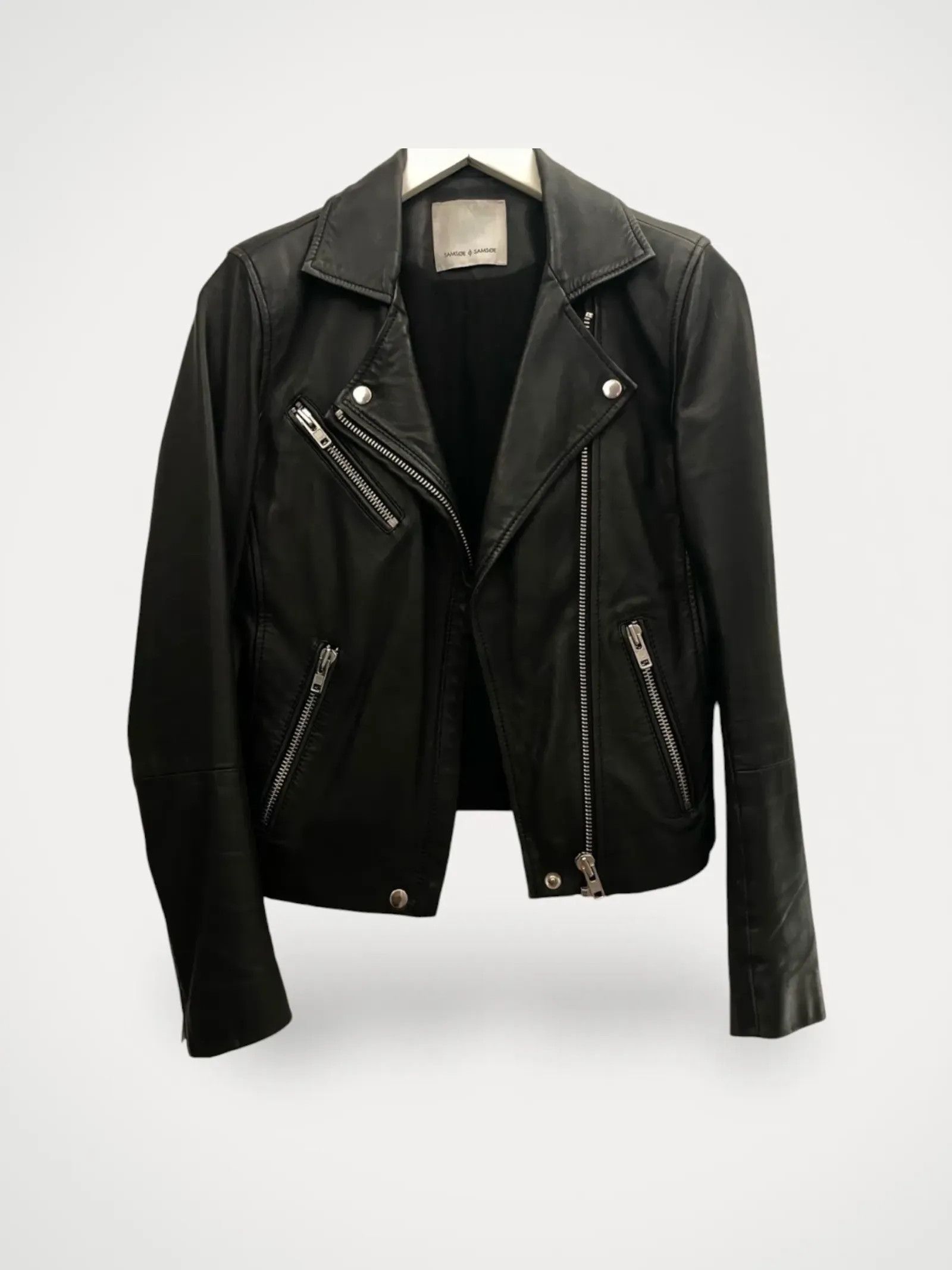 Samsoe Samsoe Samsøe Samsøe Duris Leather Jacket Size XS / US 0-2 / IT 36-38 - 2 Thumbnail