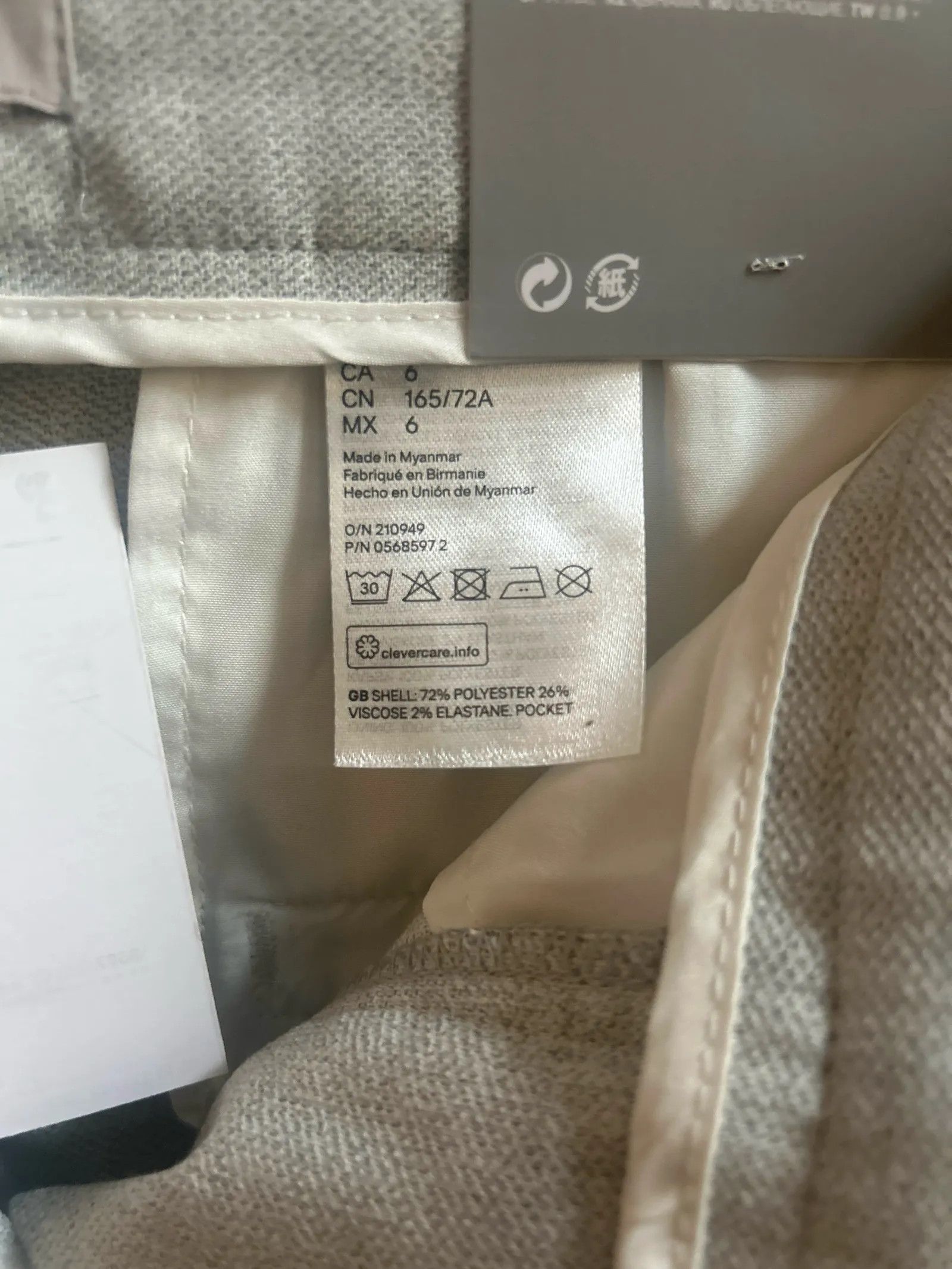 H&M H&M Pants Size 27" / US 4 / IT 40 - 3 Thumbnail