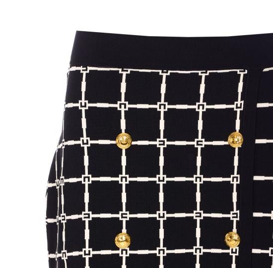 Elisabetta Franchi ELISABETTA FRANCHI Women Mid Skirts GK10B51E2 685 Black Size 26" / US 2 / IT 38 - 4 Thumbnail