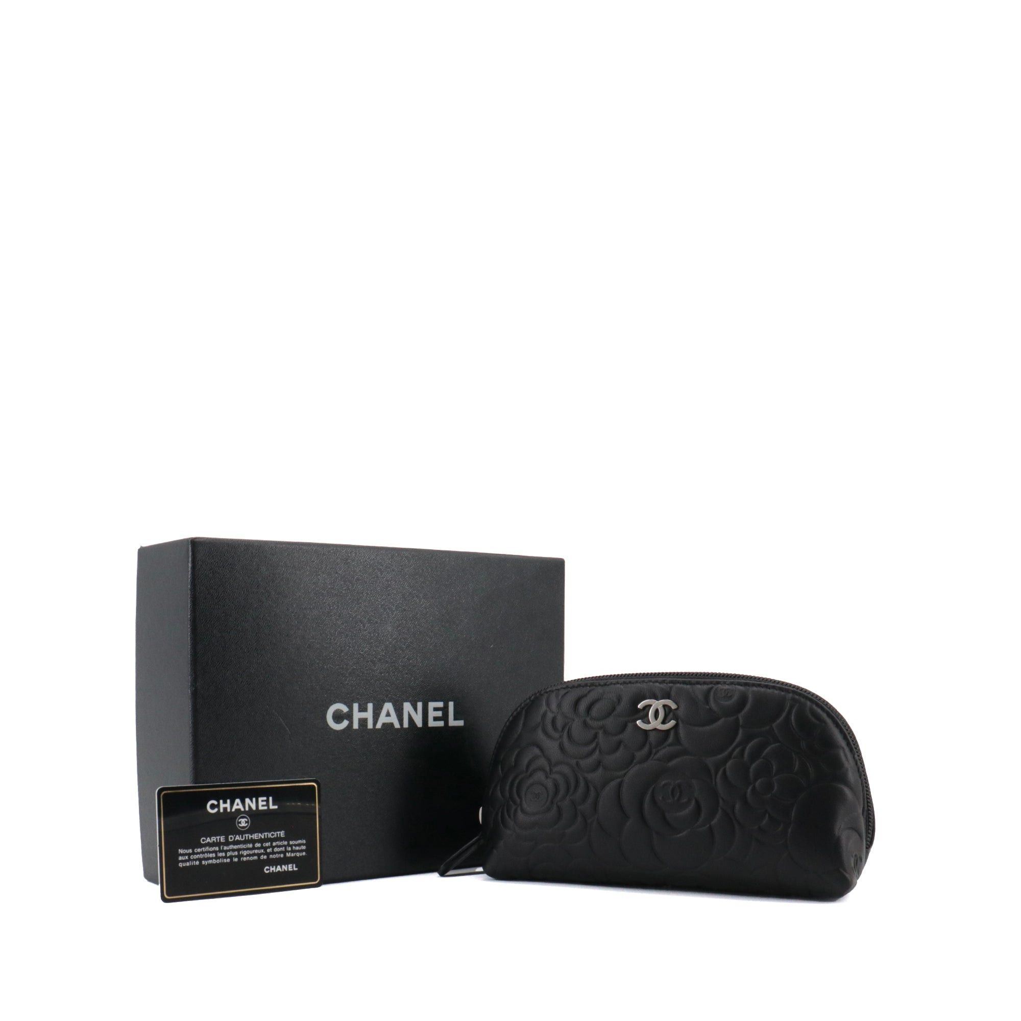 Chanel CHANEL - Chanel Camélia clutch in black leather Size ONE SIZE - 9 Thumbnail