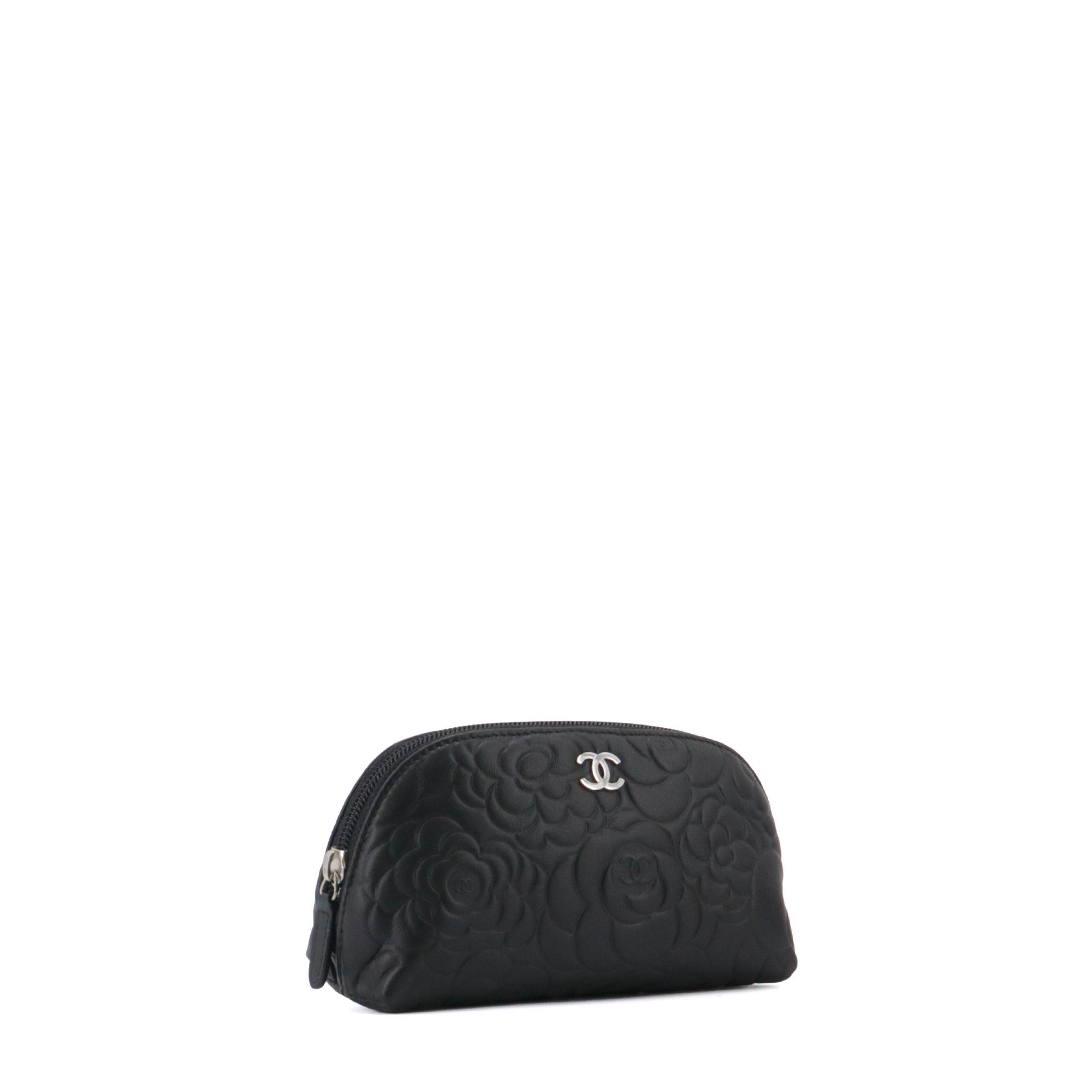 Chanel CHANEL - Chanel Camélia clutch in black leather Size ONE SIZE - 2 Thumbnail