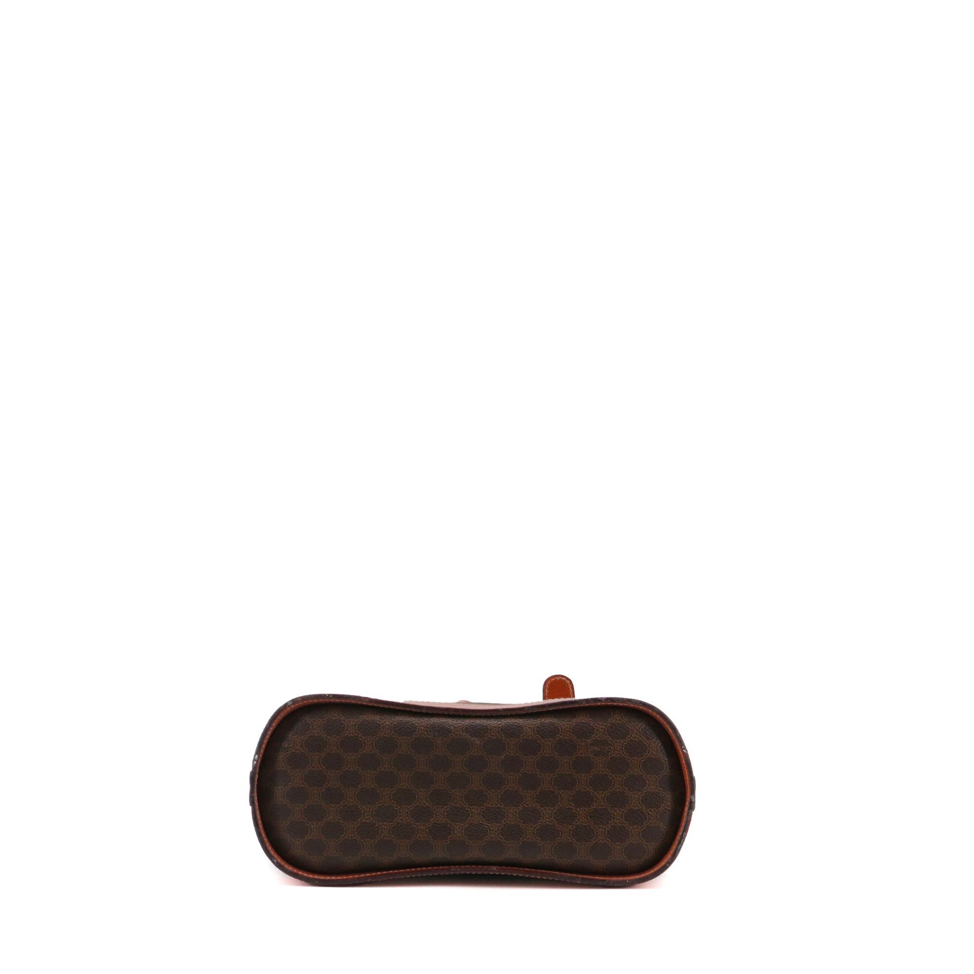 Celine CELINE - Celine Seau Triomphe PM handbag in brown monogram canvas Size ONE SIZE - 4 Thumbnail