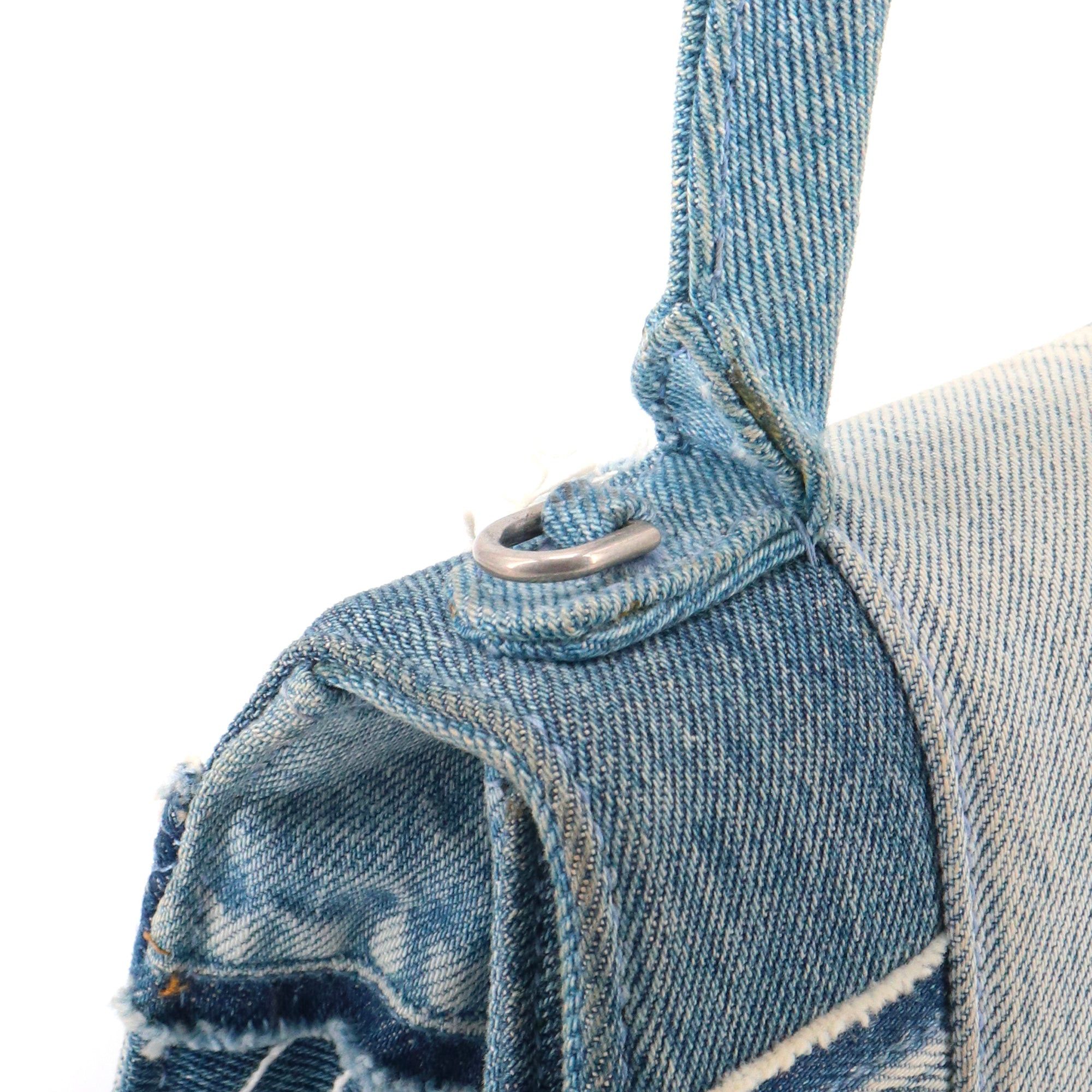 Balenciaga BALENCIAGA - Hourglass Balenciaga Small Size denim patchwork shoulder bag Size ONE SIZE - 7 Thumbnail