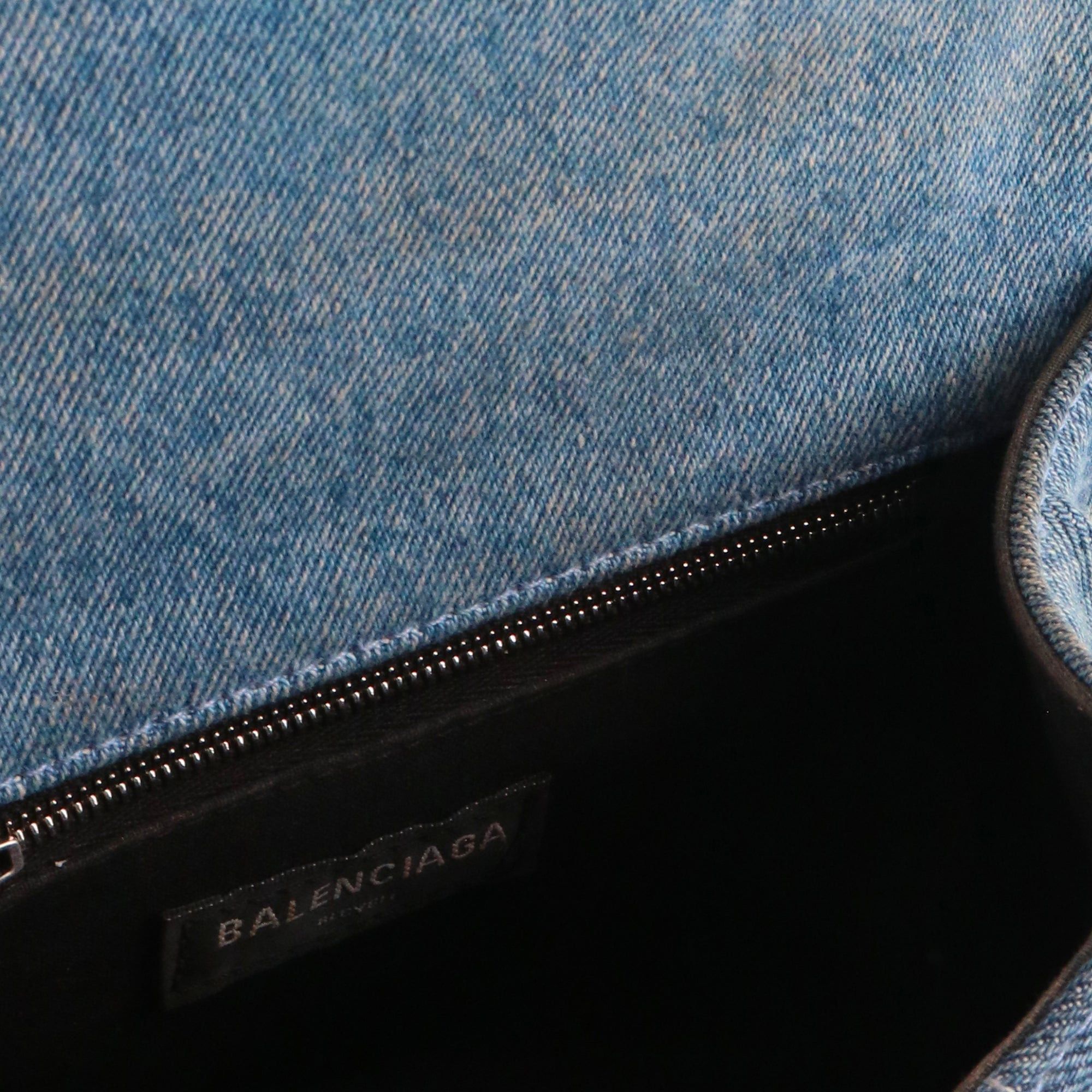 Balenciaga BALENCIAGA - Hourglass Balenciaga Small Size denim patchwork shoulder bag Size ONE SIZE - 12 Thumbnail